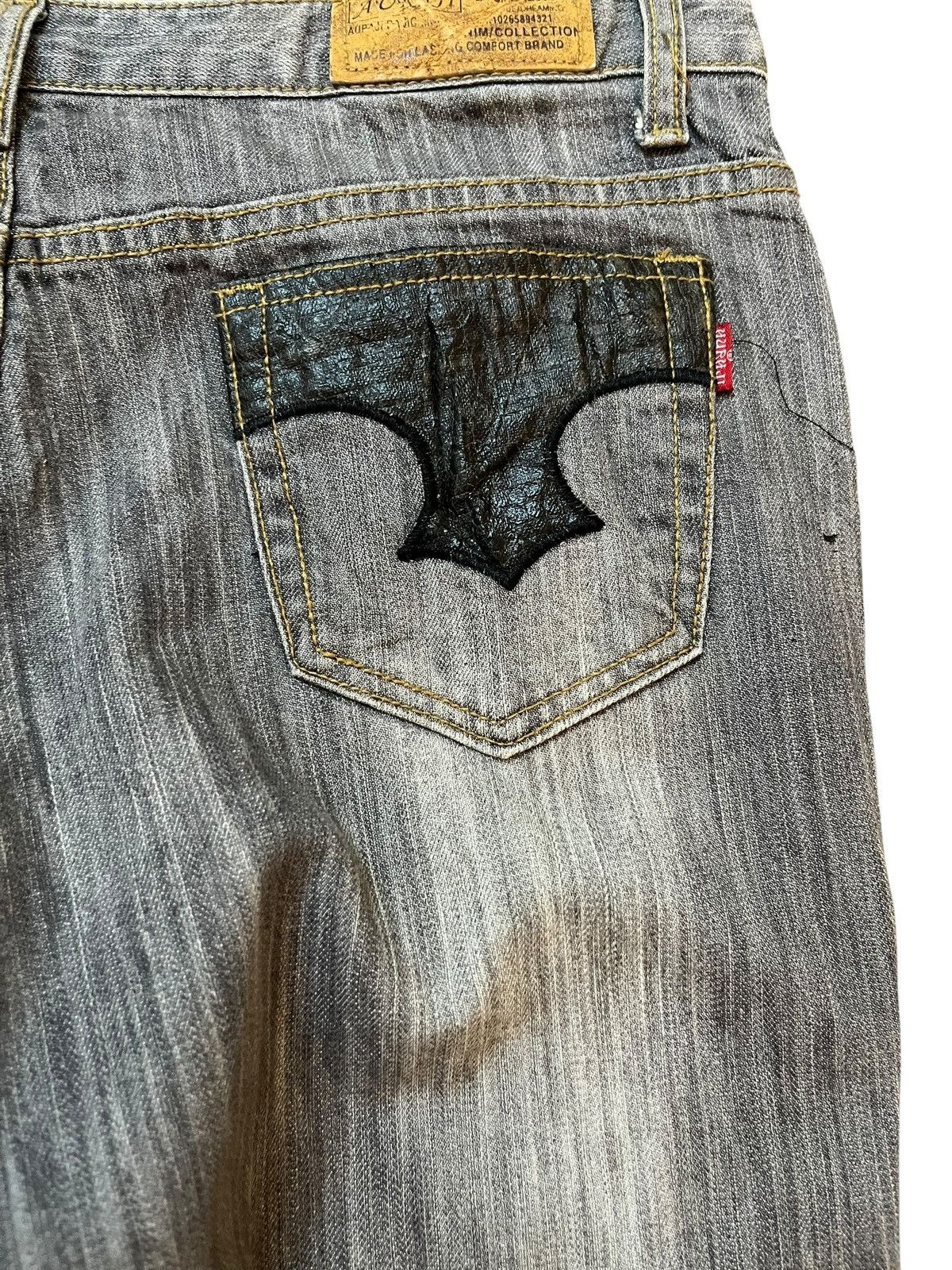 Hysteric Glamour Vintage Japanese Brand Flare Bootcut Wave Beaded Denim Size US 33 - 7 Thumbnail