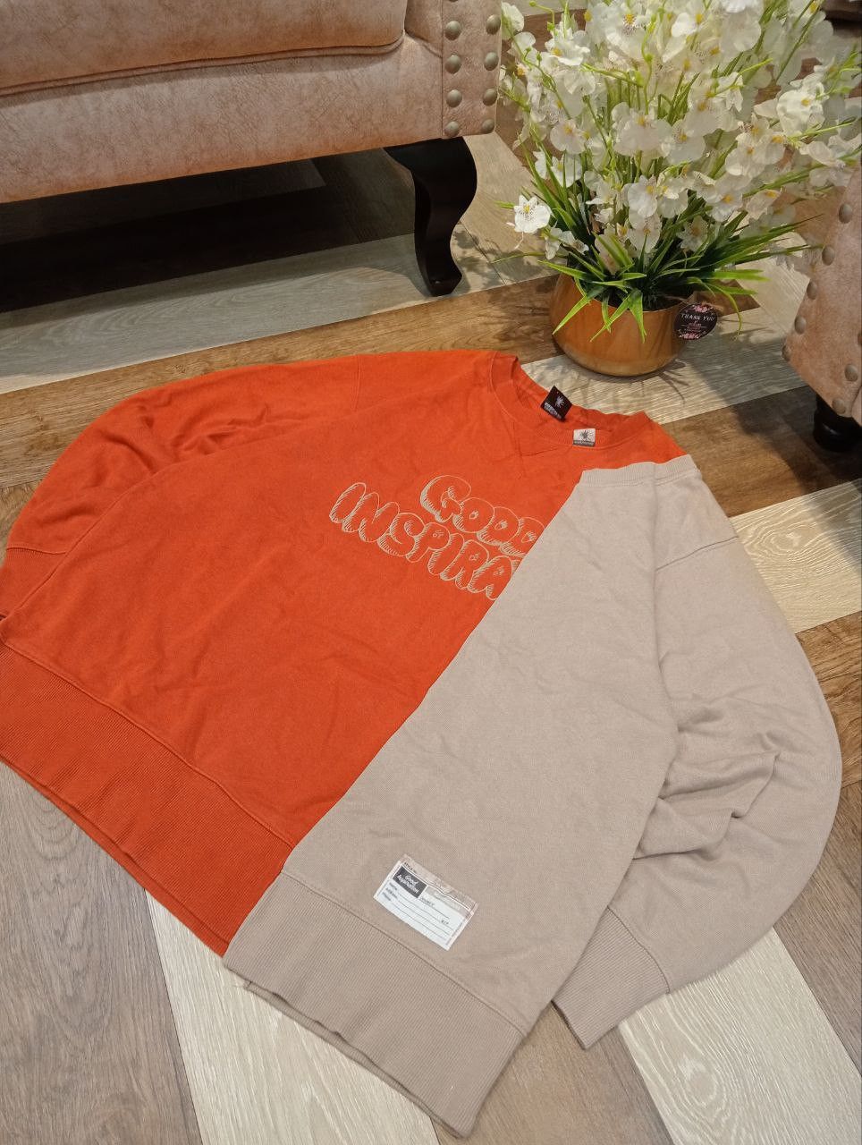 Maison MIHARA YASUHIRO GU X MIHARAYASUHIRO GOOD INSPIRATION SWEATSHIRT - SIZE XL Size US XL / EU 56 / 4 - 2 Thumbnail