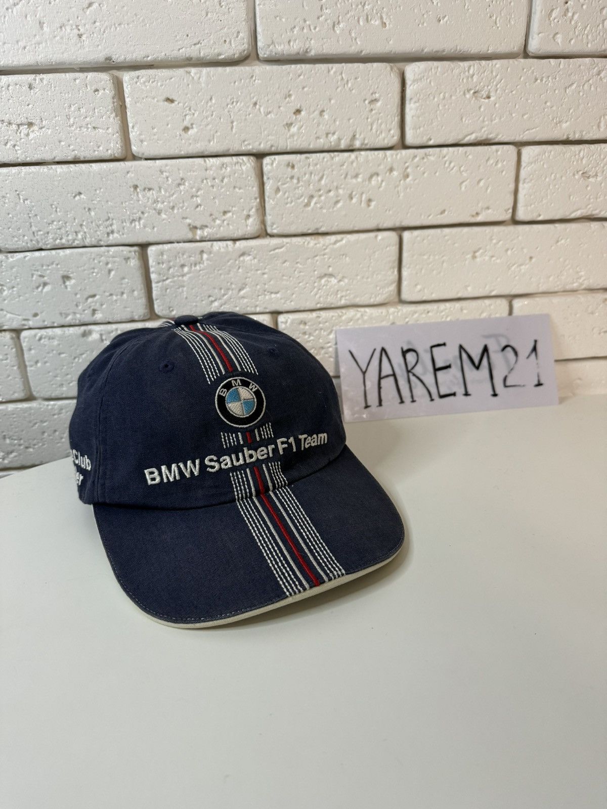 BMW BMW sauber F1 team cap hat Size ONE SIZE - 1 Thumbnail