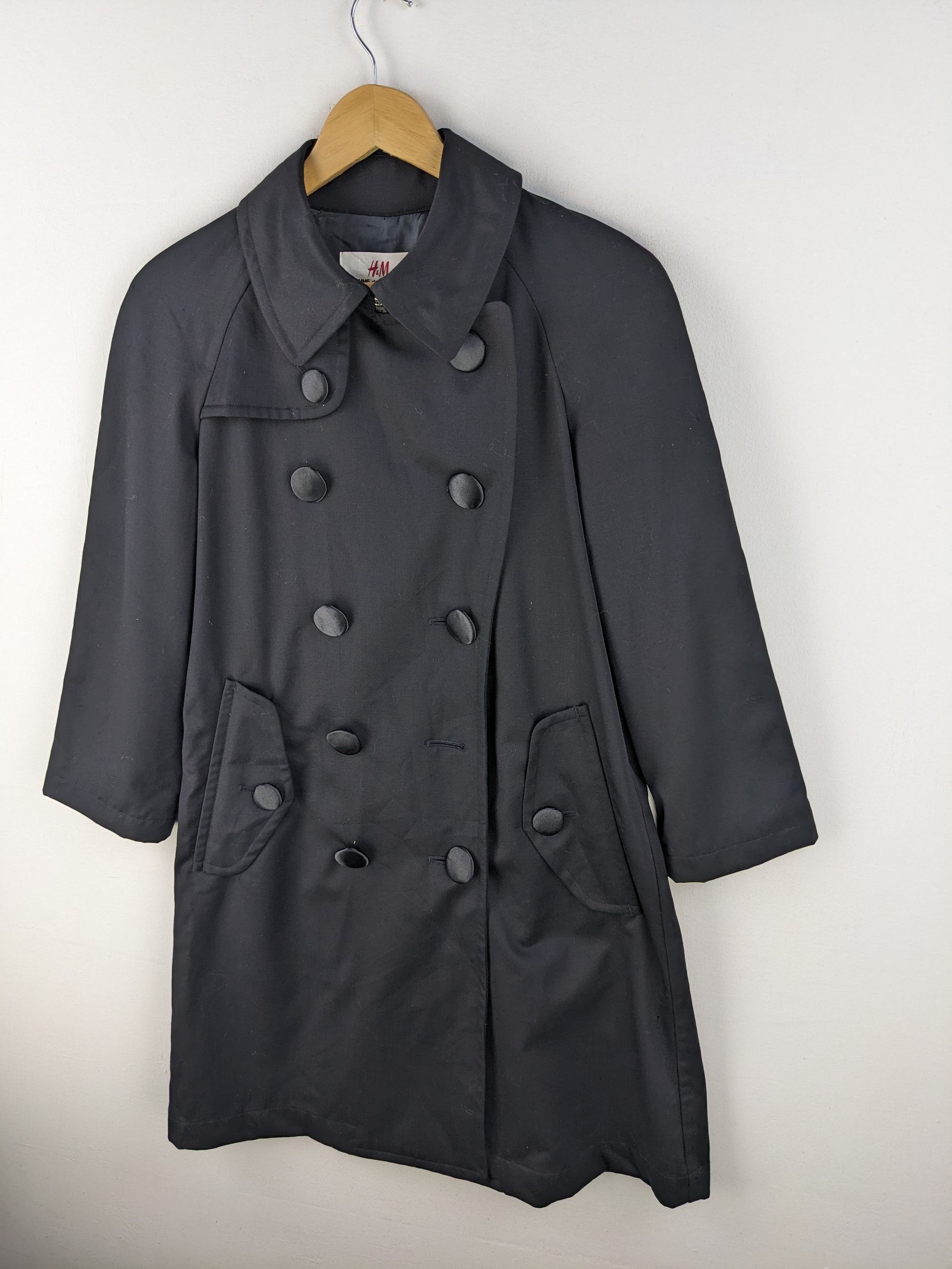Comme des Garcons × H&M × Japanese Brand Comme Des Garcons Double Breasted Coat X H&M Size S / US 4 / IT 40 - 3 Thumbnail