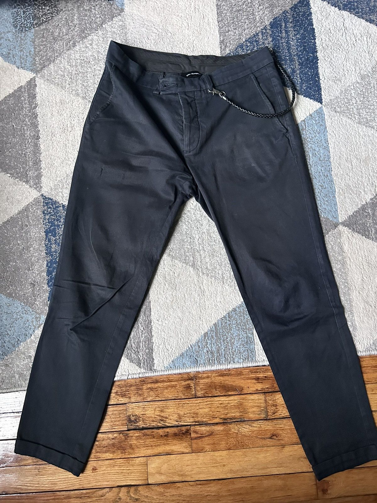 The Kooples The Kooples Navy Pants - Size 48 EU / 32 US - Chain Detail Size US 32 / EU 48 - 1 Thumbnail