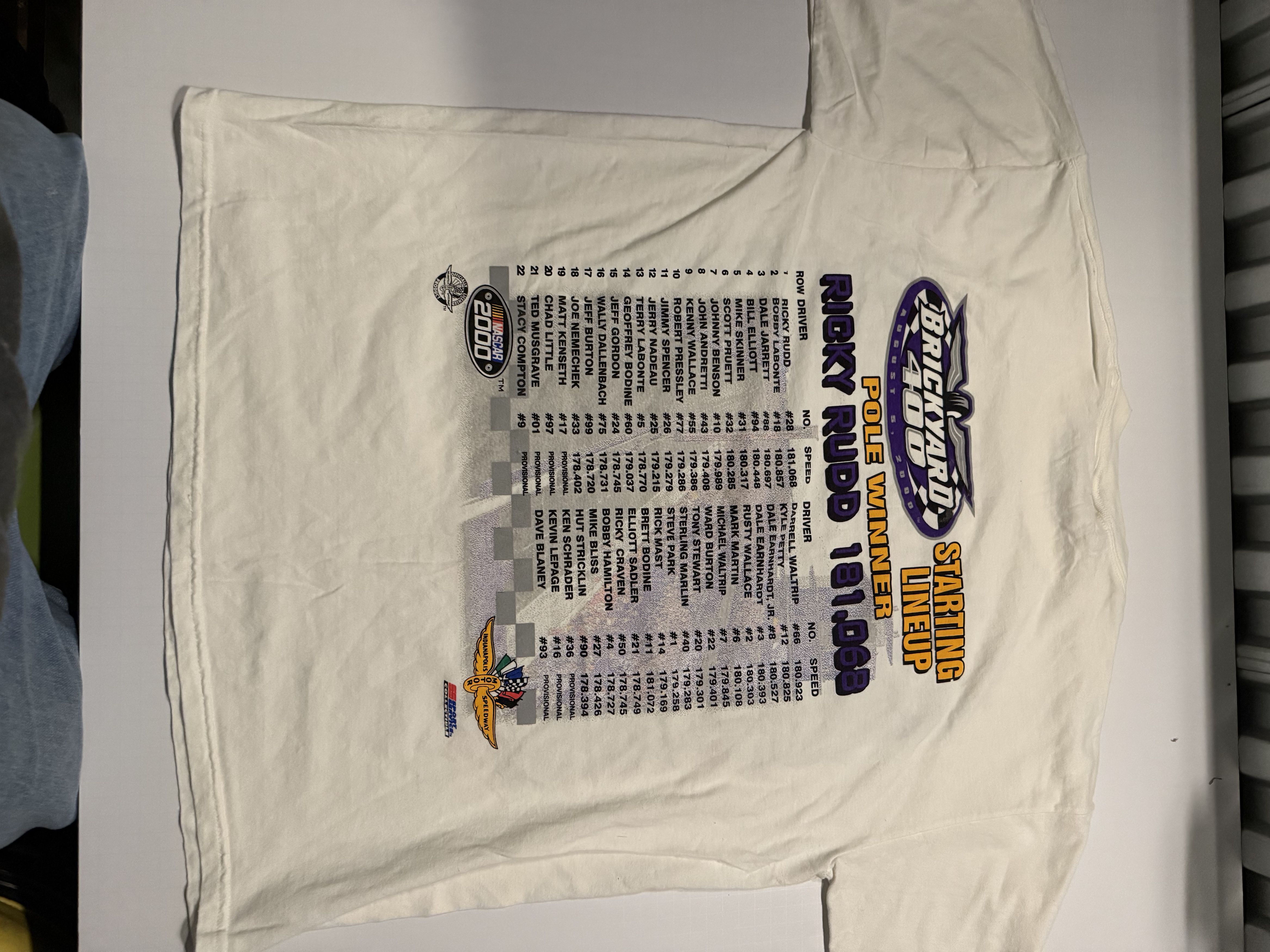 Other Vintage 2000 NASCAR “7th Annual Brickyard 400” tee Size US L / EU 52-54 / 3 - 2 Thumbnail