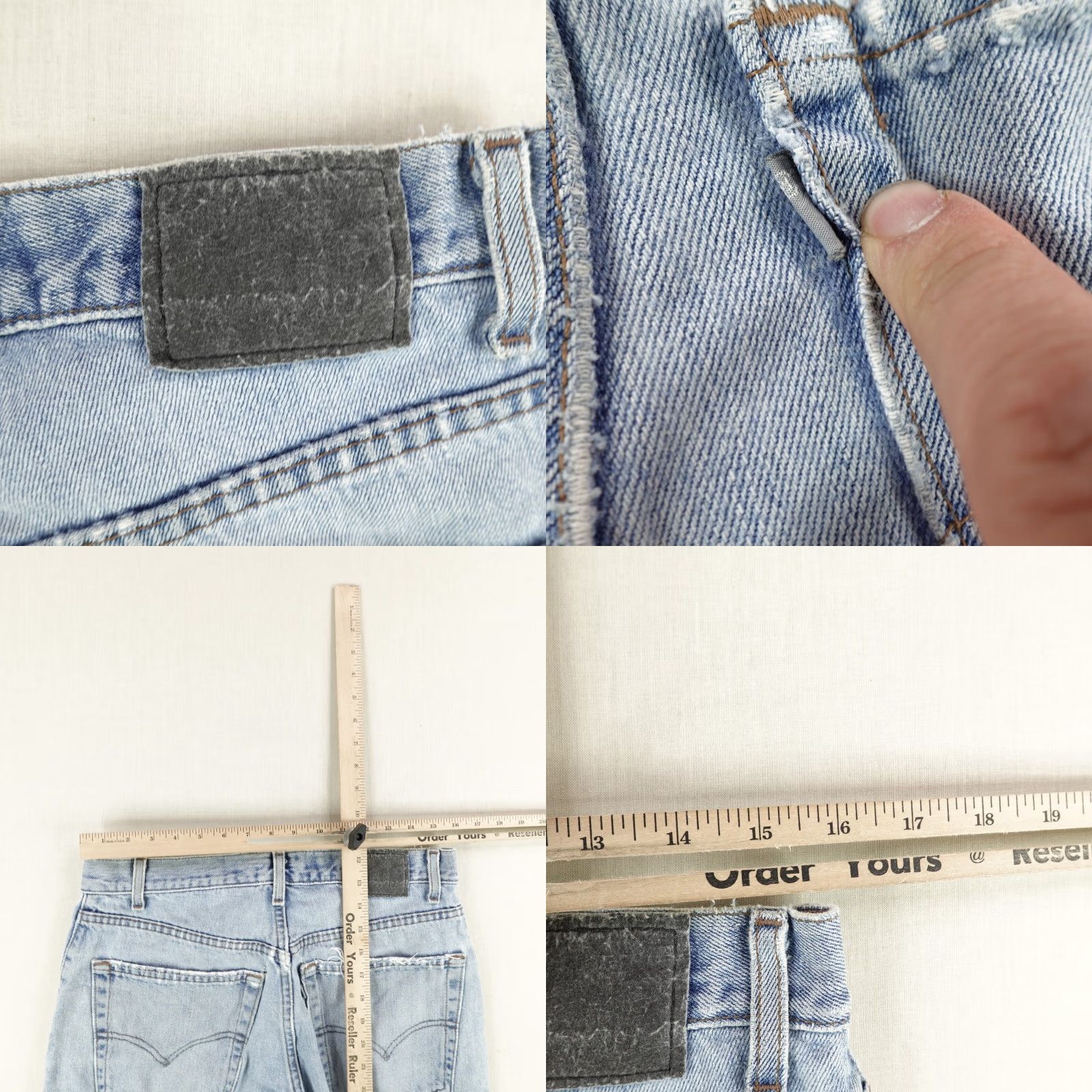 Levi's VINTAGE Levi's Silvertab Denim Shorts Mens 32x30 Blue Faded Loose Cutoff Grunge Size US 32 / EU 48 - 8 Thumbnail