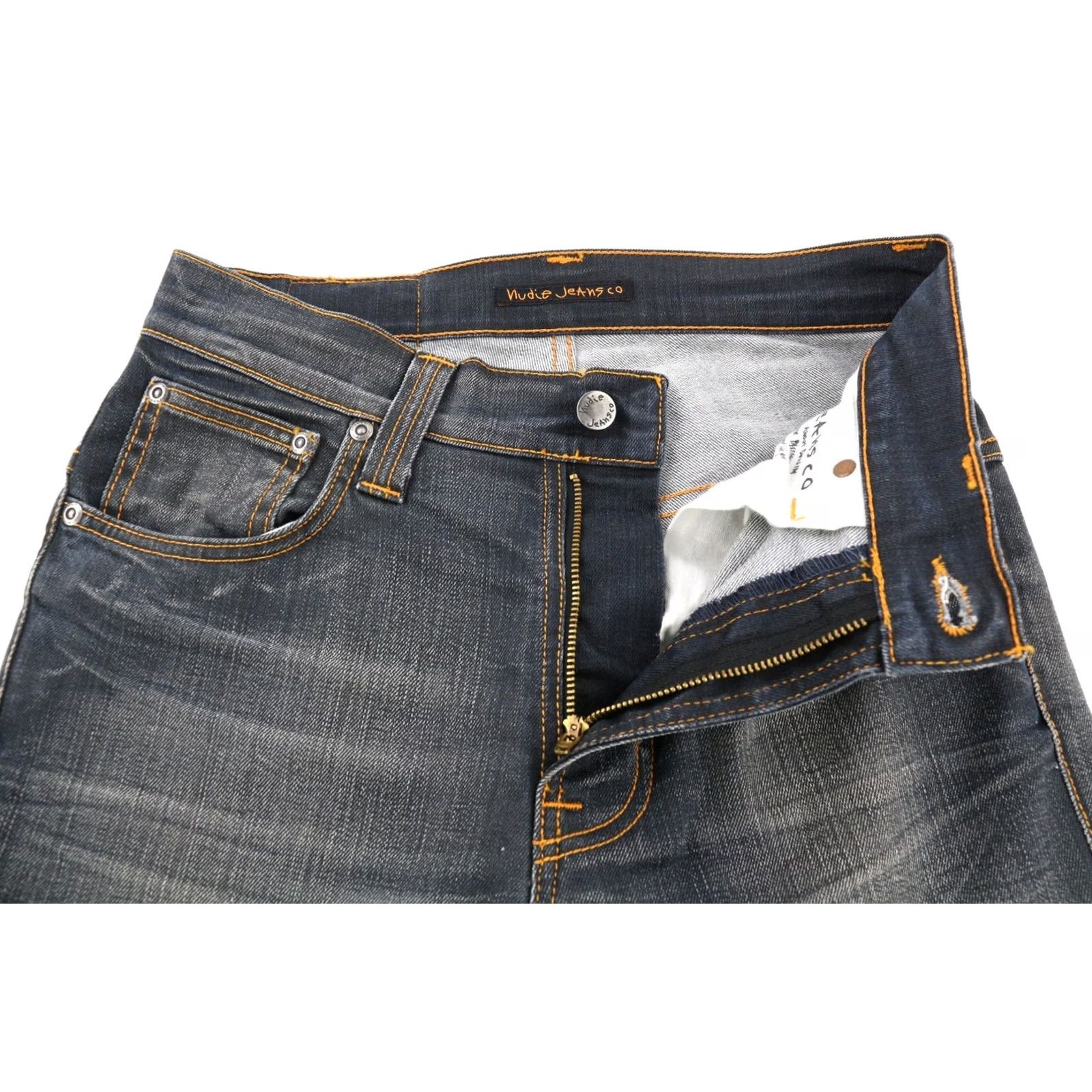 Nudie Jeans Nudie Jeans Jeans W30/L32 Thin Finn Gray Authentic Used Slim Men's Size US 30 / EU 46 - 5 Thumbnail