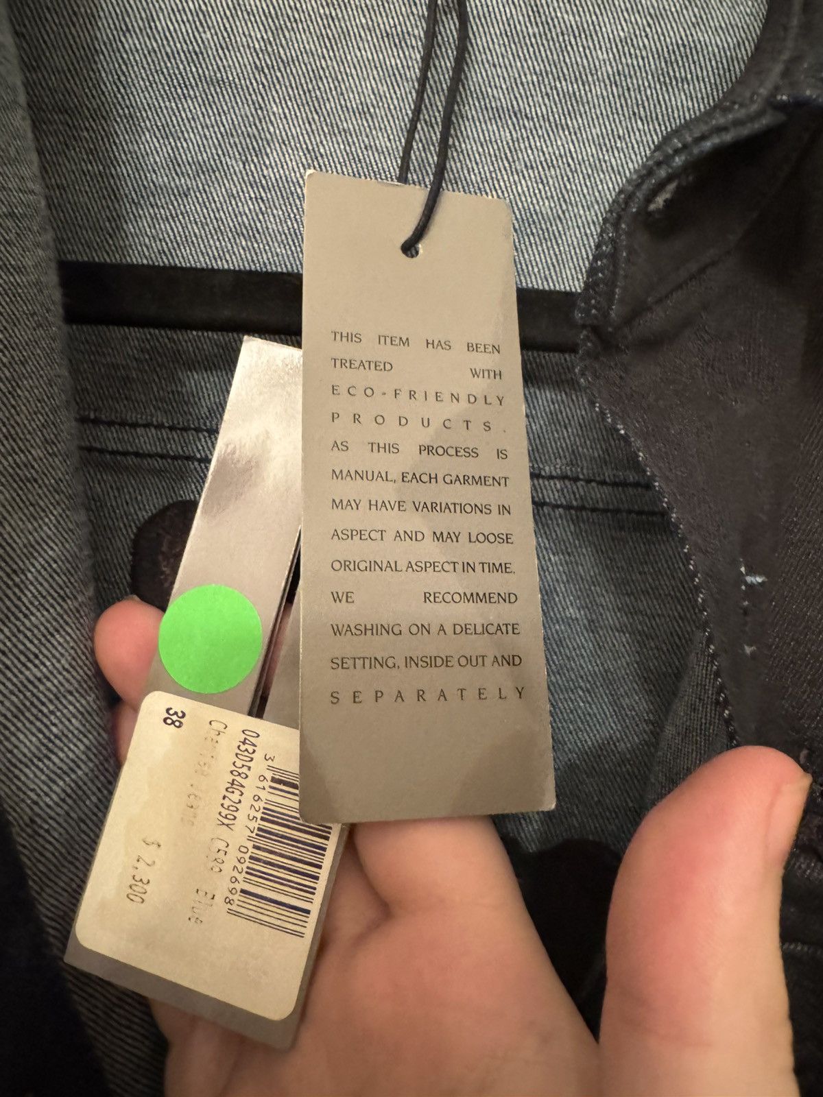 Dior Dior x Cactus Jack Waxed Denim Shirt Size US M / EU 48-50 / 2 - 4 Thumbnail