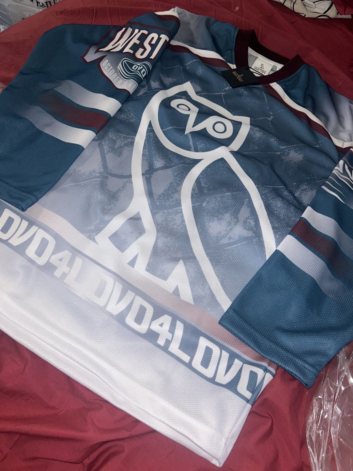October's Very Own Octobers very own ovo west end hockey jersey green small Size US S / EU 44-46 / 1 - 2 Thumbnail