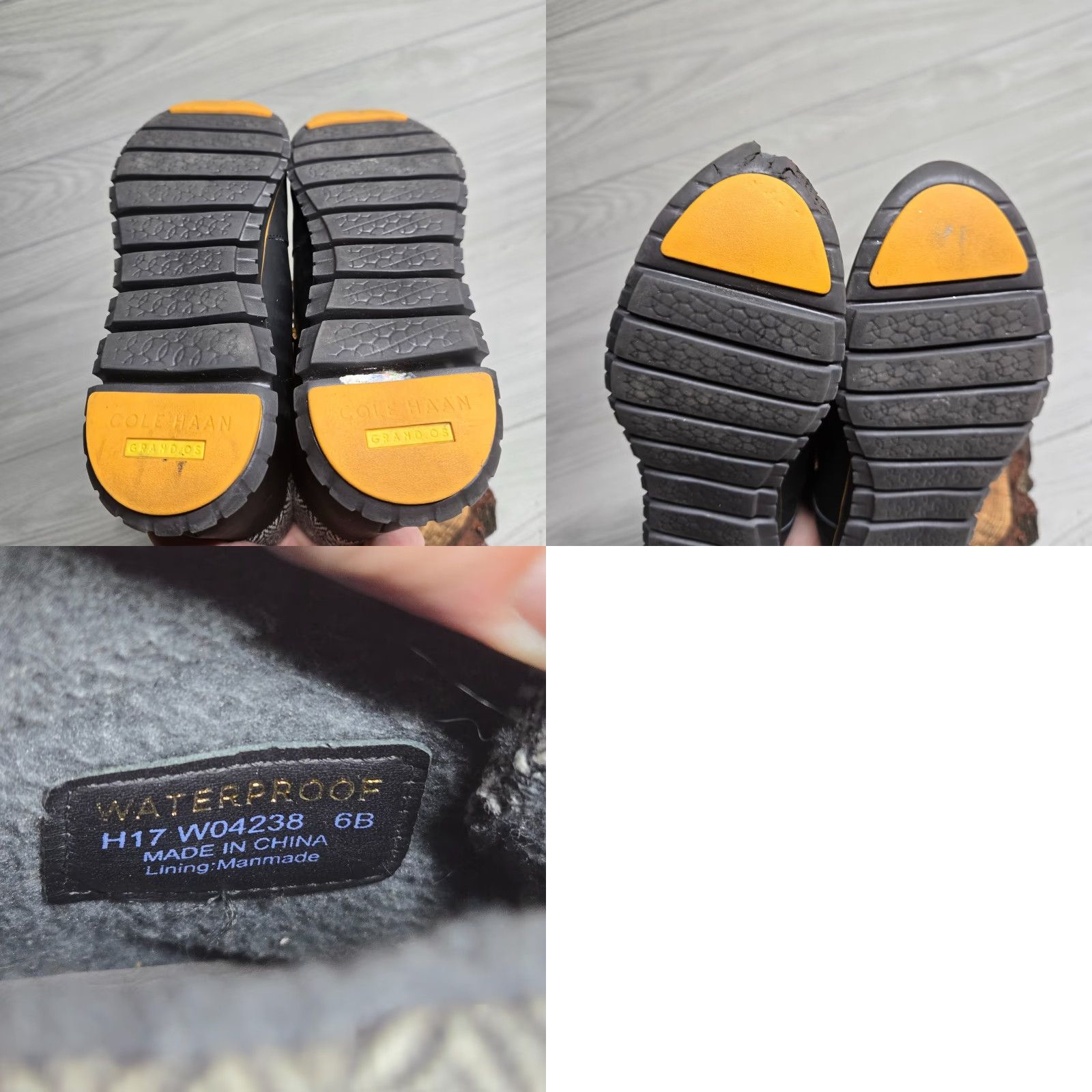 Cole Haan VINTAGE Cole Haan Women Boot Zerogrand Hiker Size 6 Black Waterproof Chukka Outdoor Winter Fall Spring Summer Size US 6 / IT 36 - 8 Thumbnail