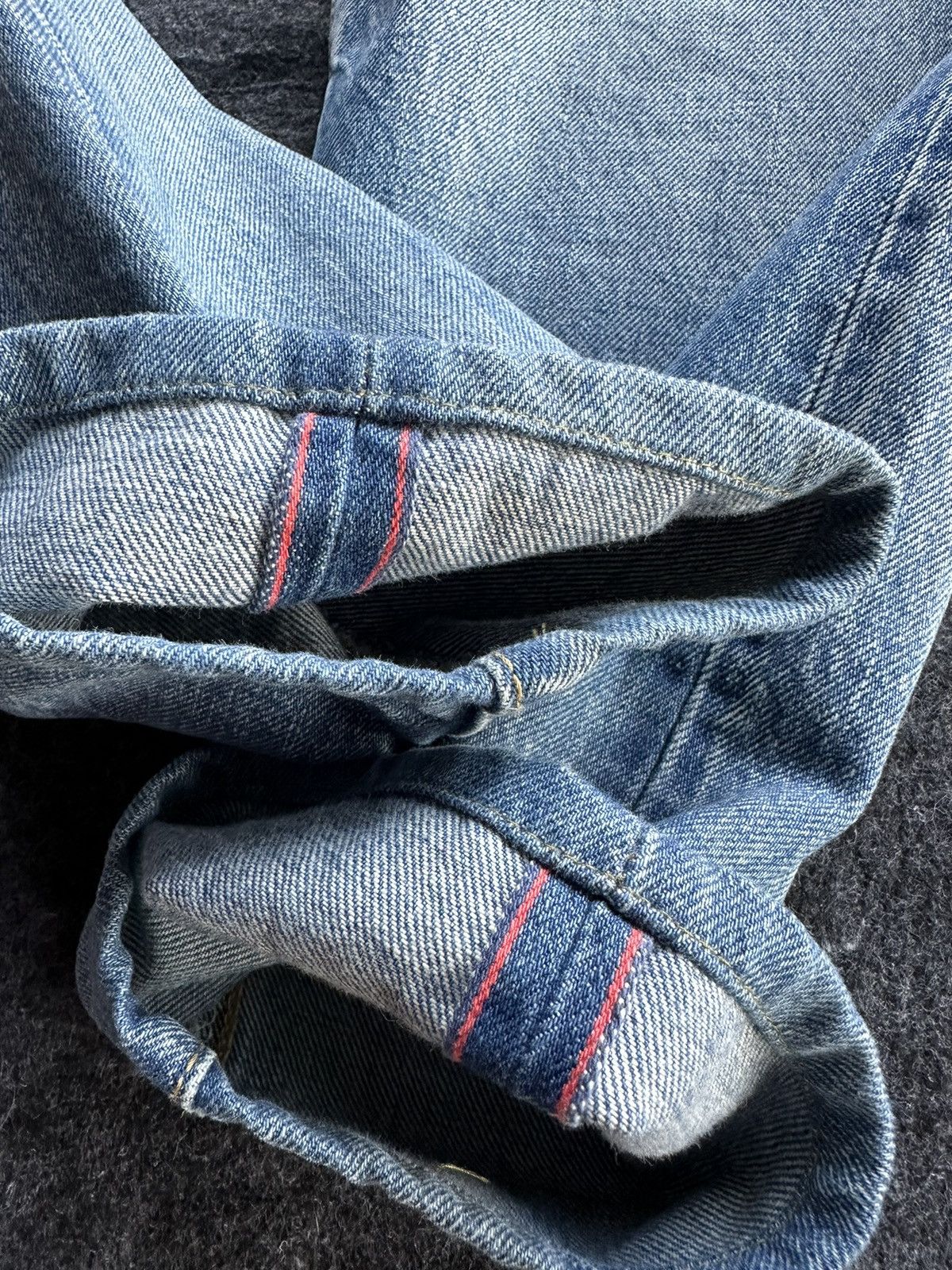 Edwin × Hysteric Glamour × Vintage Vintage Edwin 544 Selvedge Washed Blue Denim D474 Size US 32 / EU 48 - 11 Thumbnail