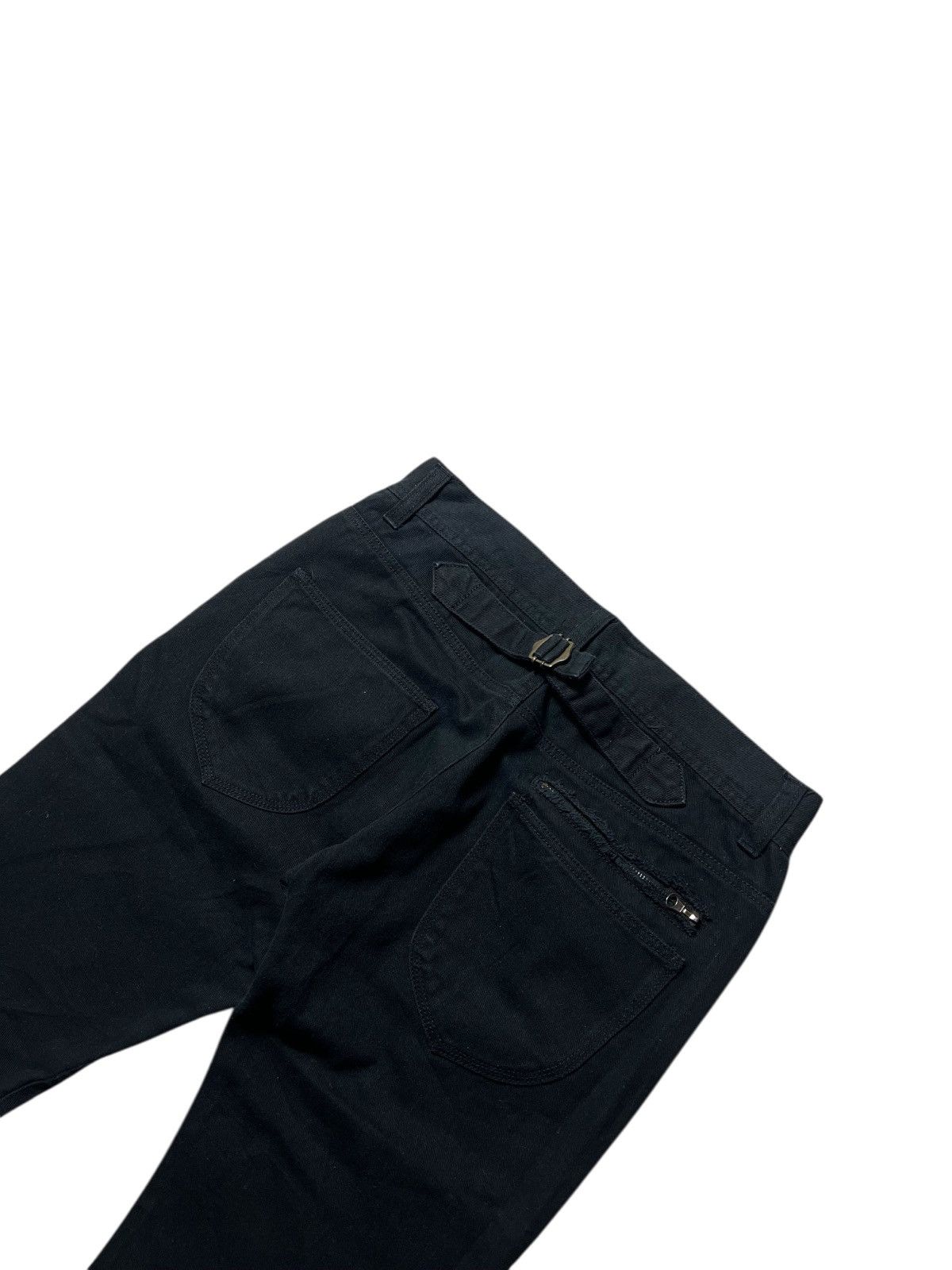 Japanese Brand Crazy Distresed Buckleback Gothic Lgb Style Flare Pants Size US 30 / EU 46 - 8 Thumbnail