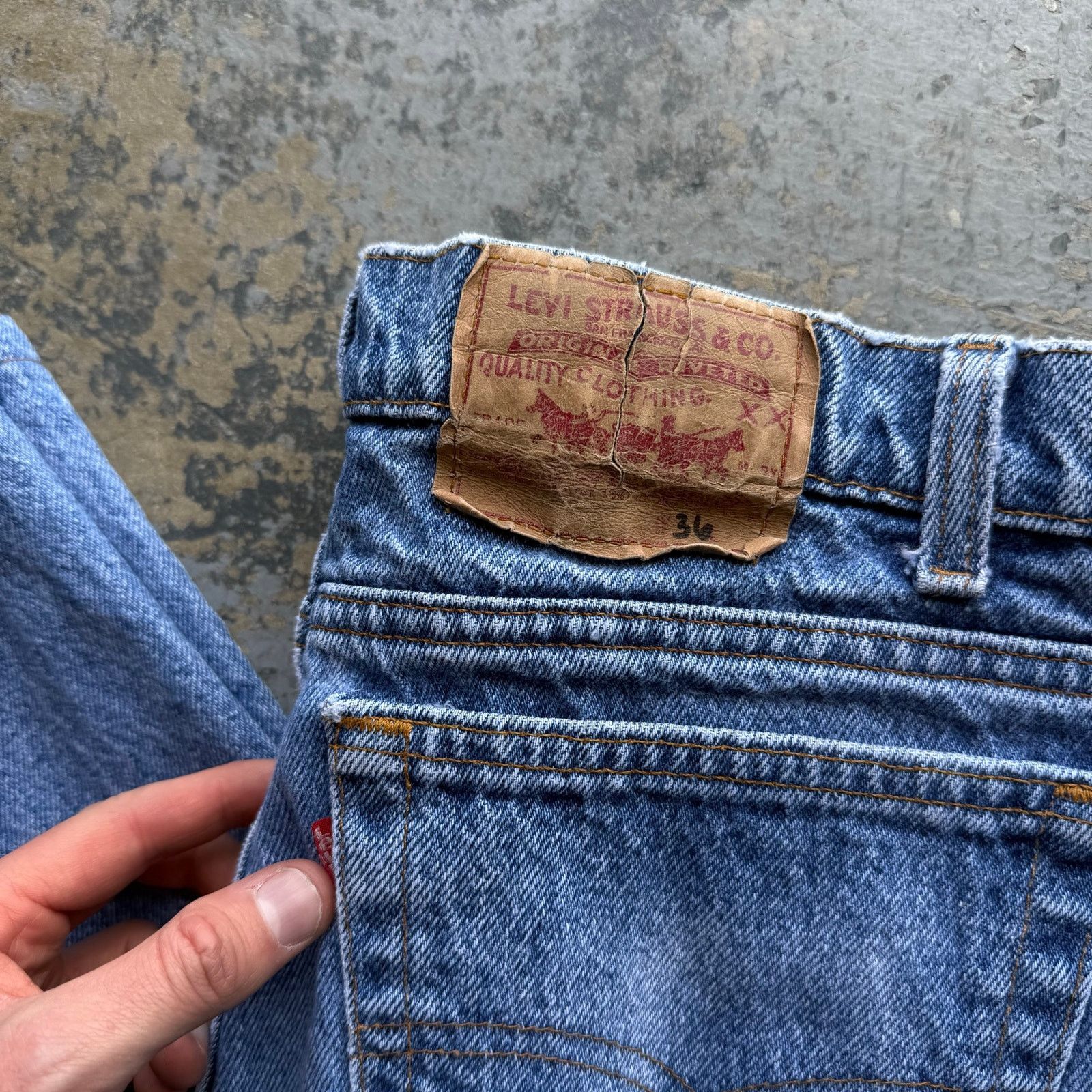 Levi's Vintage Made In USA Levi’s 506 Straight Leg Jeans Size US 34 / EU 50 - 4 Thumbnail