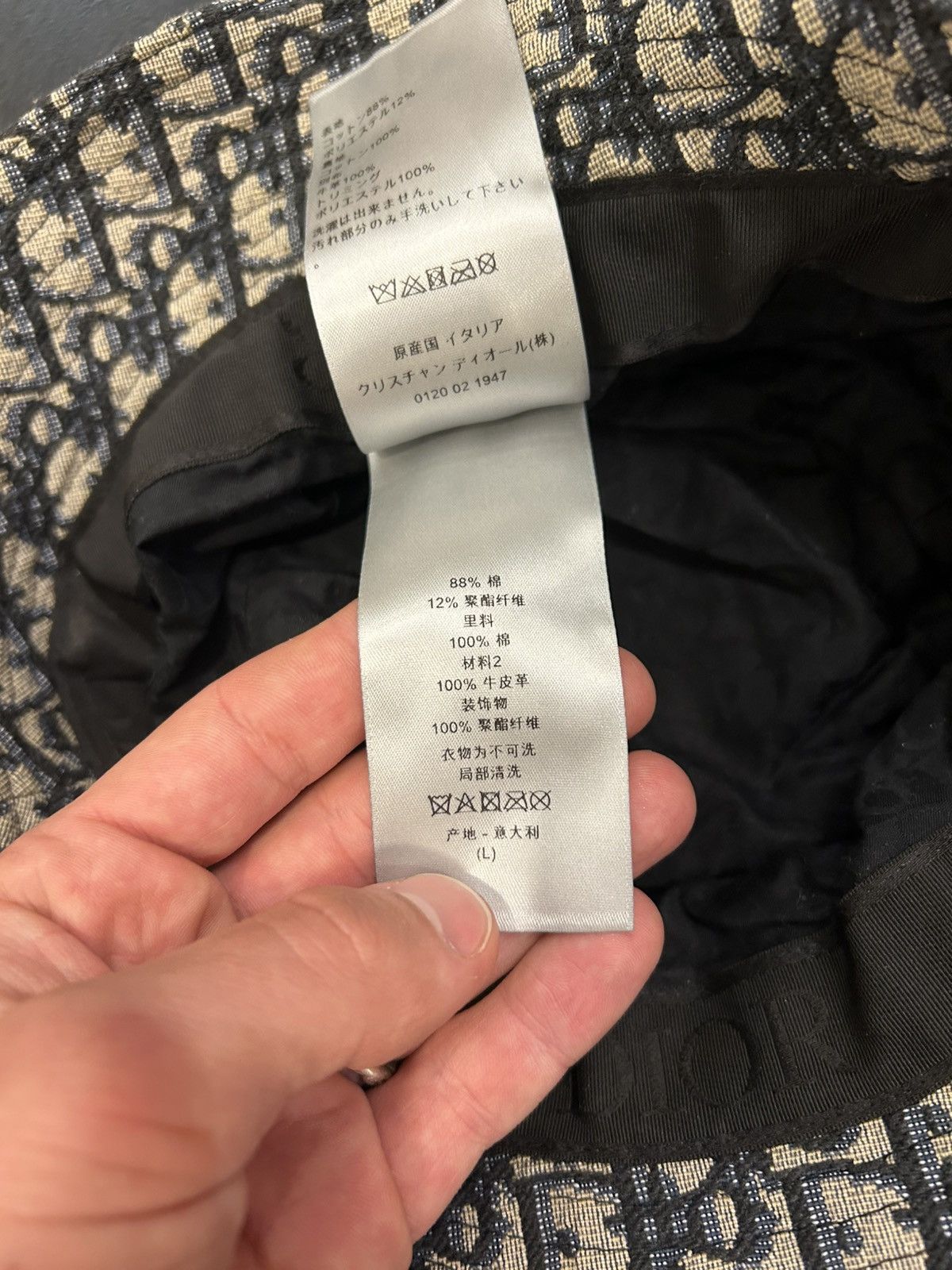 Dior Dior Oblique Clip Bucket Hat Size ONE SIZE - 5 Thumbnail