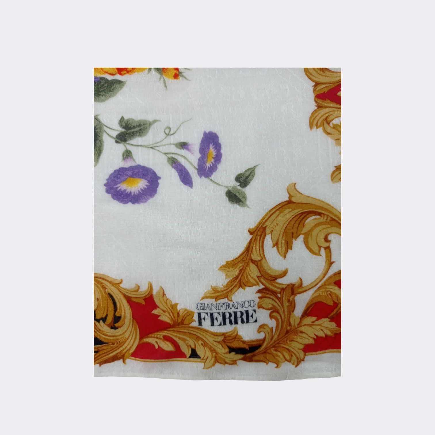Gianfranco Ferre Vintage Gianfranco Ferre Handkerchief Neckerchief H307E Size ONE SIZE - 3 Thumbnail