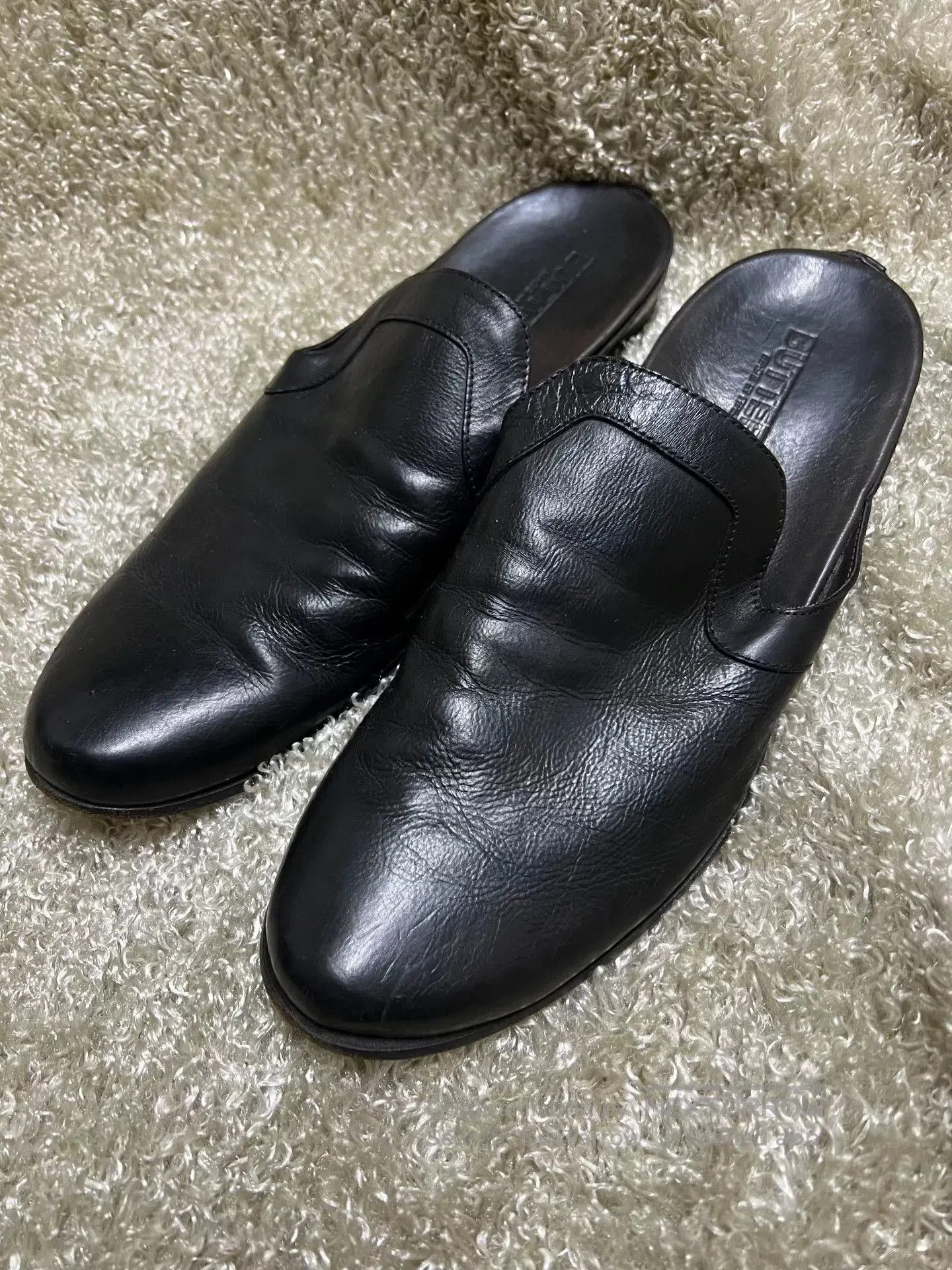 Buttero Buttero Italian Men's Leather Slippers Size 43. Size US 10 / EU 43 - 1 Thumbnail