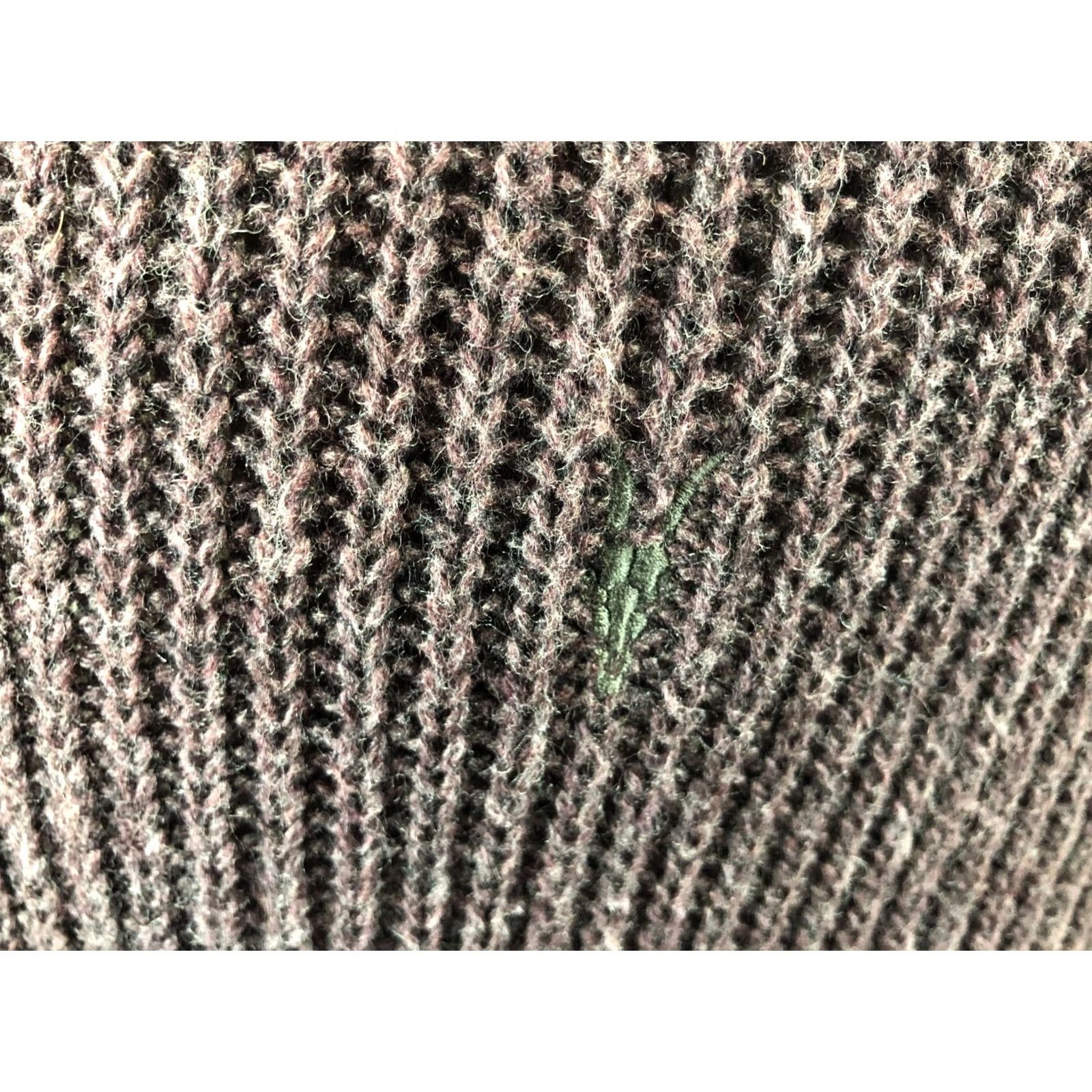 Allsaints AllSaints Pullover Sweater Crew Neck L Dark Purple Wool Blend Men's Size US L / EU 52-54 / 3 - 6 Thumbnail