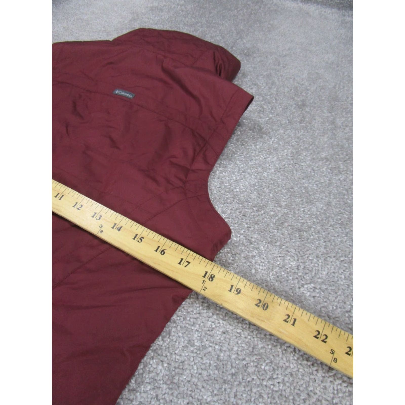 Vintage Columbia Vest Womens Small Lightweight Burgundy Red Puffer Size S / US 4 / IT 40 - 5 Thumbnail