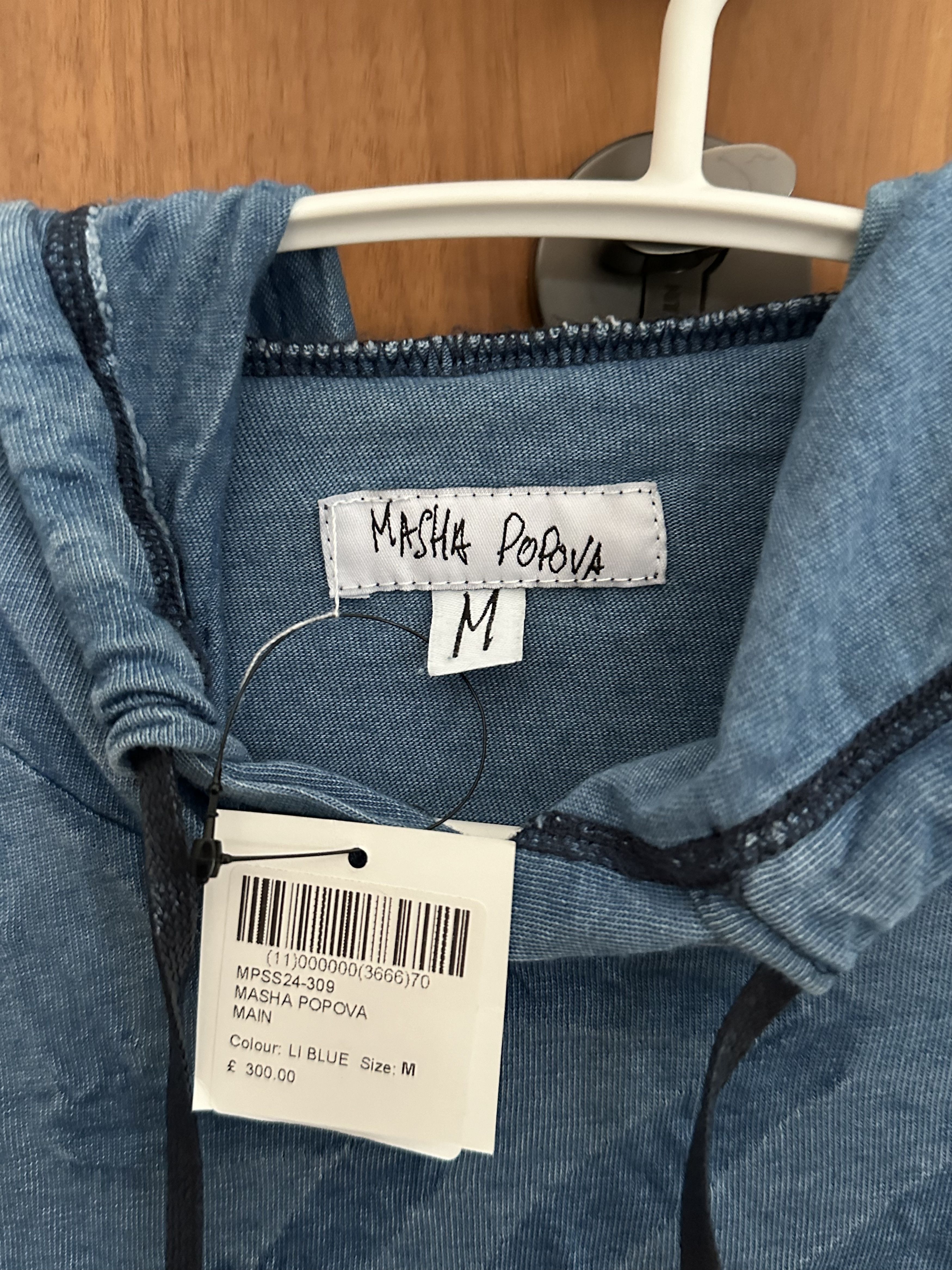 MASHA POPOVA Masha Popova light blue star hooded T-shirt Size M / US 6-8 / IT 42-44 - 7 Thumbnail