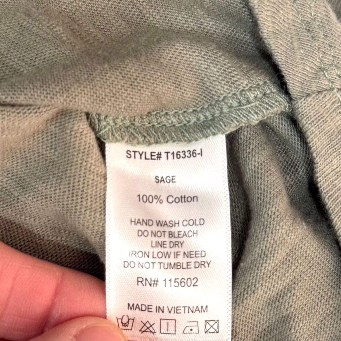 Vintage Lush Tank Top S Sage Green Supima Cotton Slub Center Seam Crew Neck Sleeveless Casual Womens Basic/Relaxed 100% Cotton Vintage No Size S / US 4 / IT 40 - 6 Thumbnail