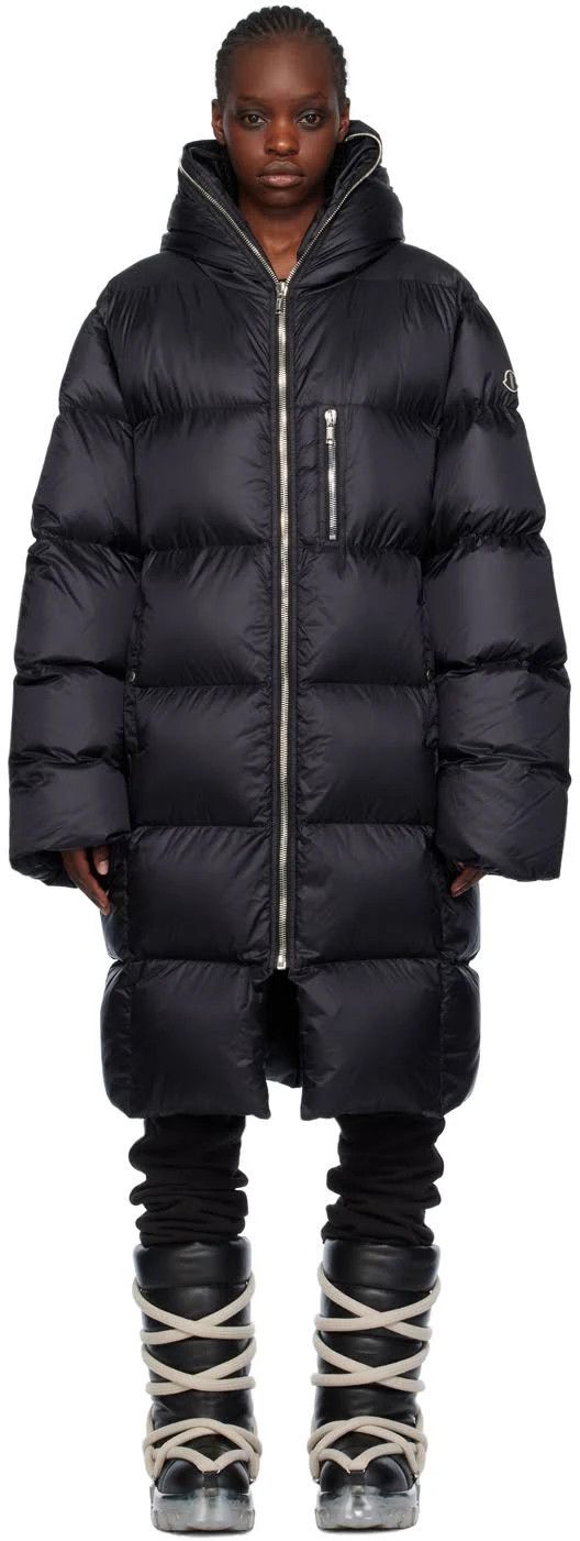 Rick Owens o1mris0824 Gimp Coat in Black Size US XS / EU 42 / 0 - 6 Thumbnail