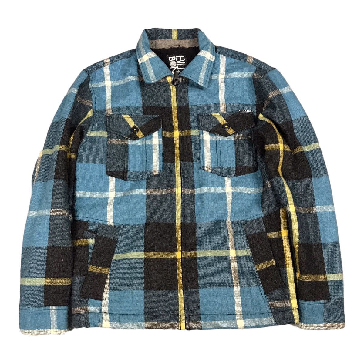 Billabong BILLABONG FLANNEL ZIPPER WOOL JACKET Size US L / EU 52-54 / 3 - 1 Thumbnail
