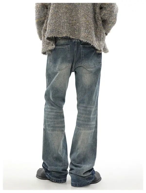 VIBE bootcut flared grunge washed jeans Size US 30 / EU 46 - 4 Thumbnail