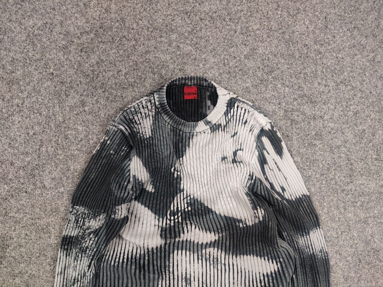 If Six Was Nine Vintage Opium l.g.b. Style Ribbed Sweater with print Y2K Size US M / EU 48-50 / 2 - 4 Thumbnail