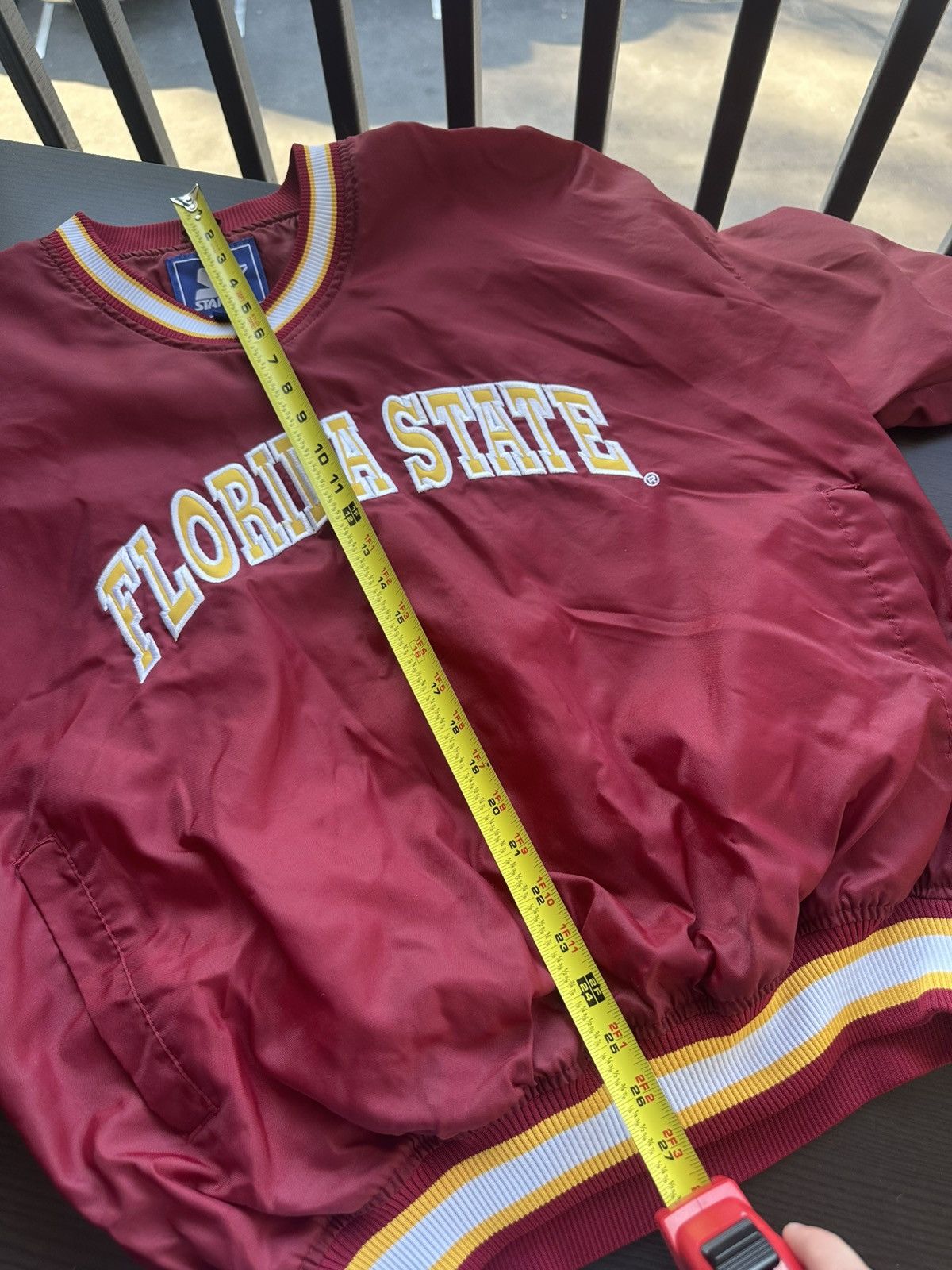 NCAA Florida State FSU Vintage Varsity Pullover Starter Jacket XL Size US XL / EU 56 / 4 - 9 Thumbnail