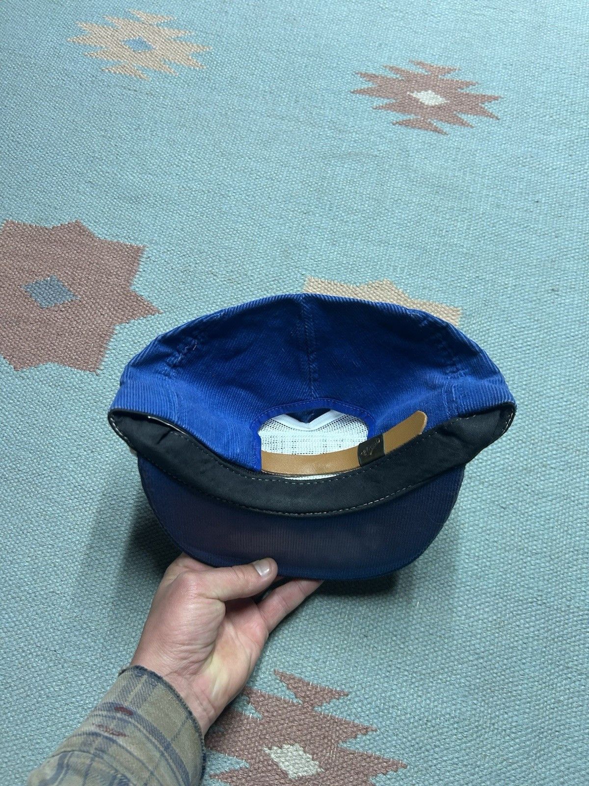 Vintage Vtg strap hat corduroy MSC Aggies Murray state college USA Size ONE SIZE - 4 Thumbnail