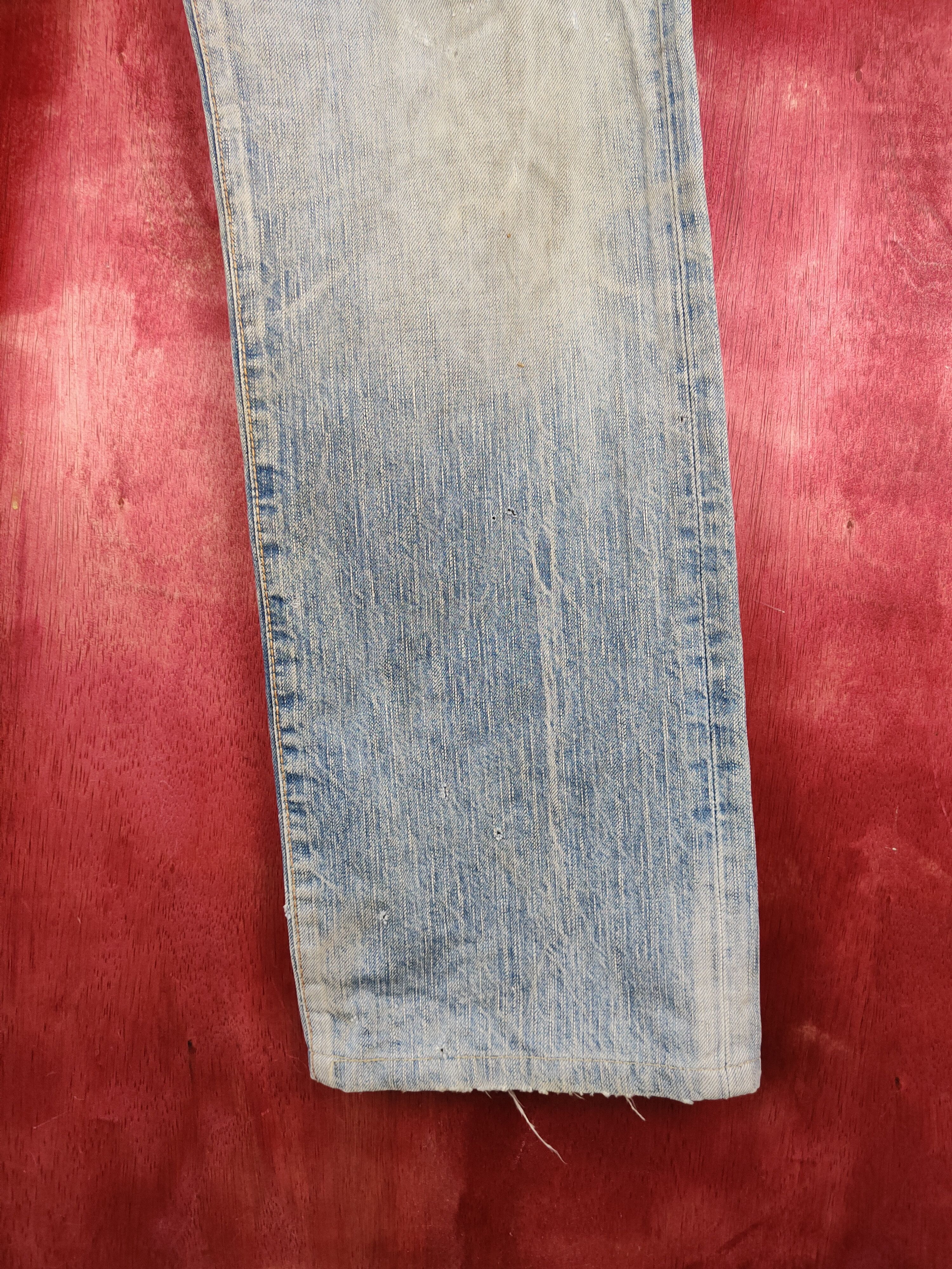 Edwin Edwin Blue Faded vintage Distressed Ripped Jeans #S2128 Size US 30 / EU 46 - 8 Thumbnail