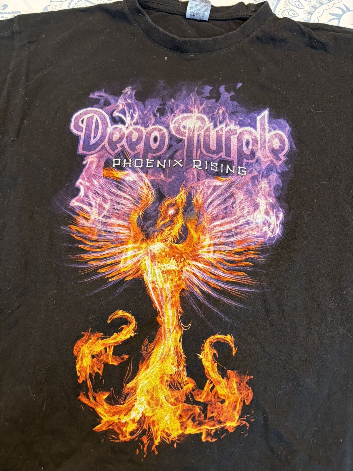 Vintage Deep Purple Phoenix Rising Shirt Large Size US L / EU 52-54 / 3 - 2 Thumbnail