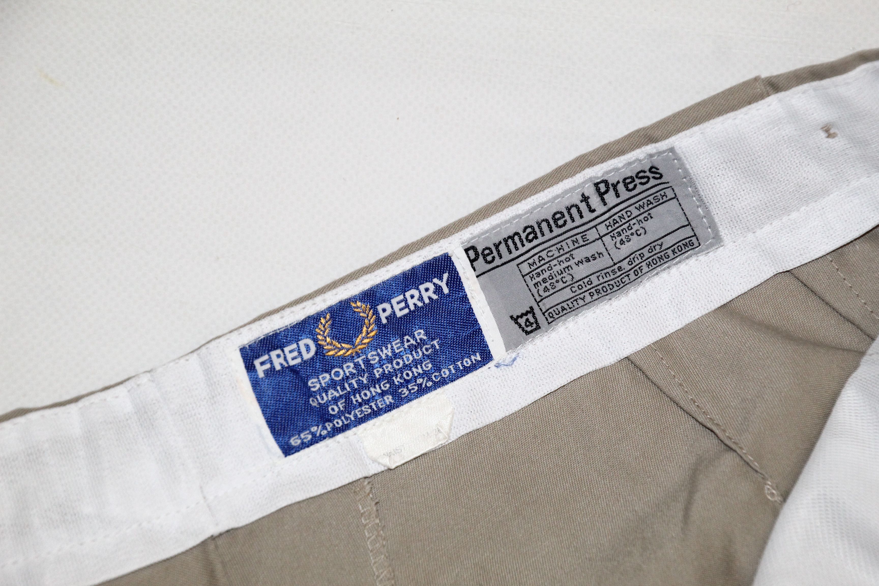 Fred Perry VTG🔥Fred Perry Permanent Press Classic Tennis Shorts Size US 32 / EU 48 - 7 Thumbnail