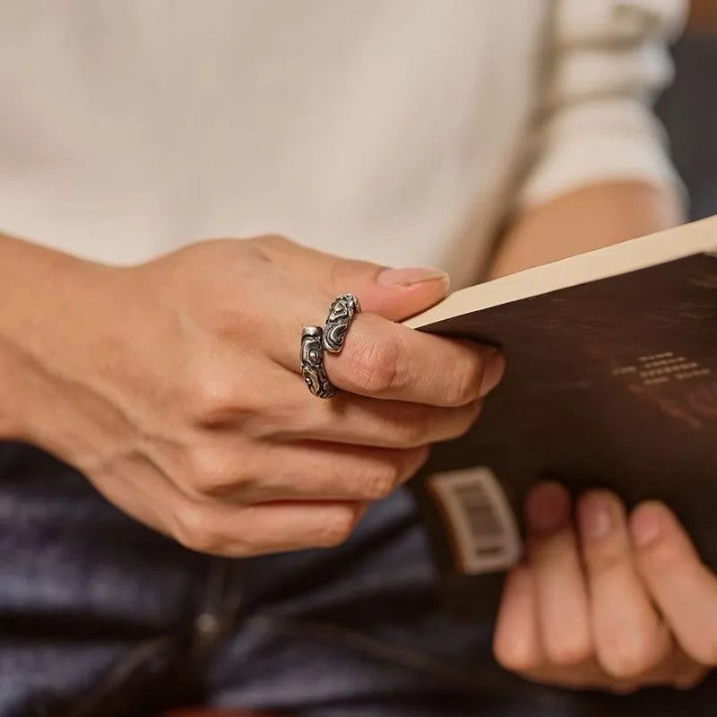 Japanese Brand × Jewelry × Vintage Retro Unique Ring Size ONE SIZE - 3 Thumbnail