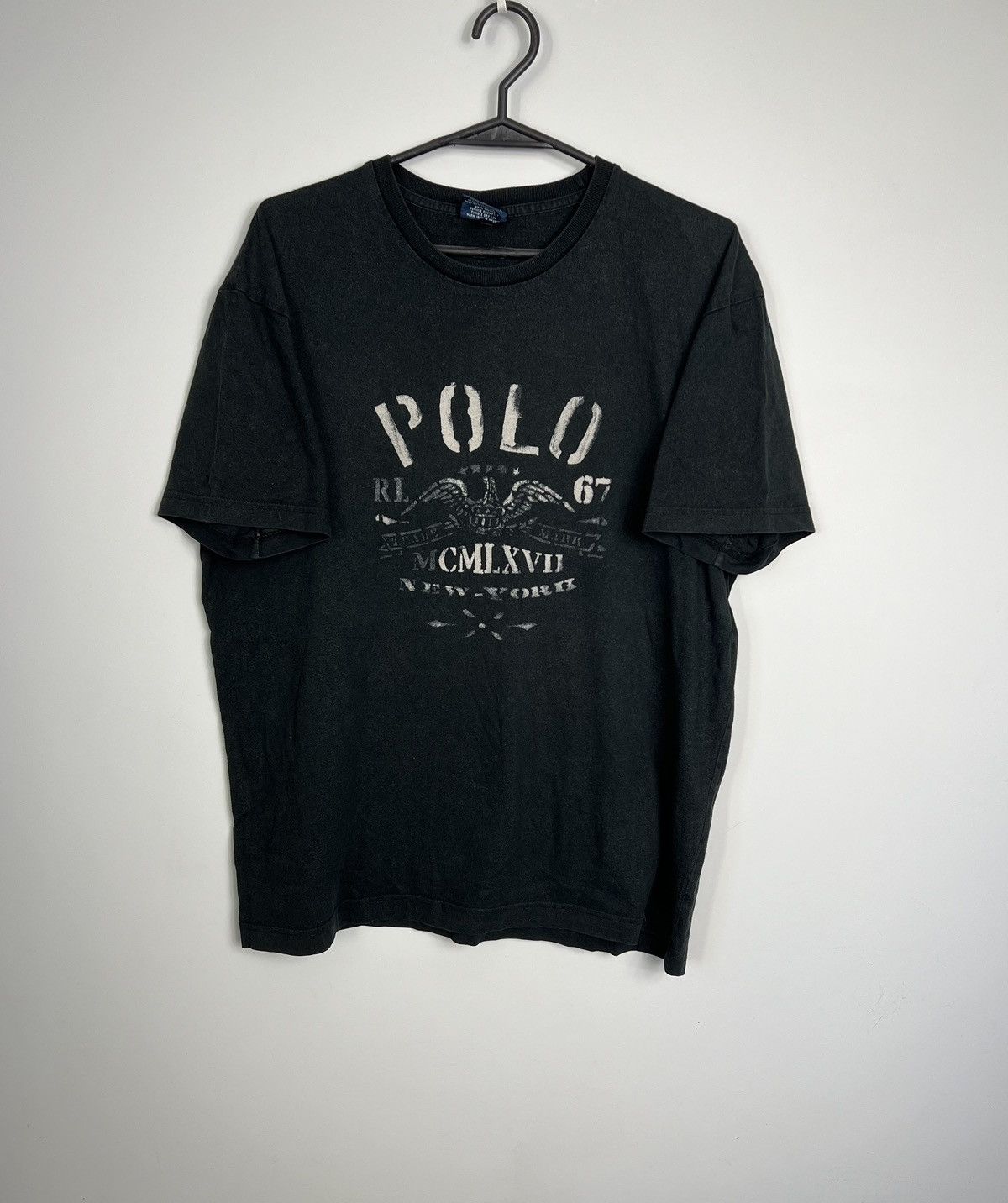 Polo Ralph Lauren × Vintage Tshirt Polo Ralph Lauren mcmlxvii vintage 90’s Size US M / EU 48-50 / 2 - 1 Thumbnail