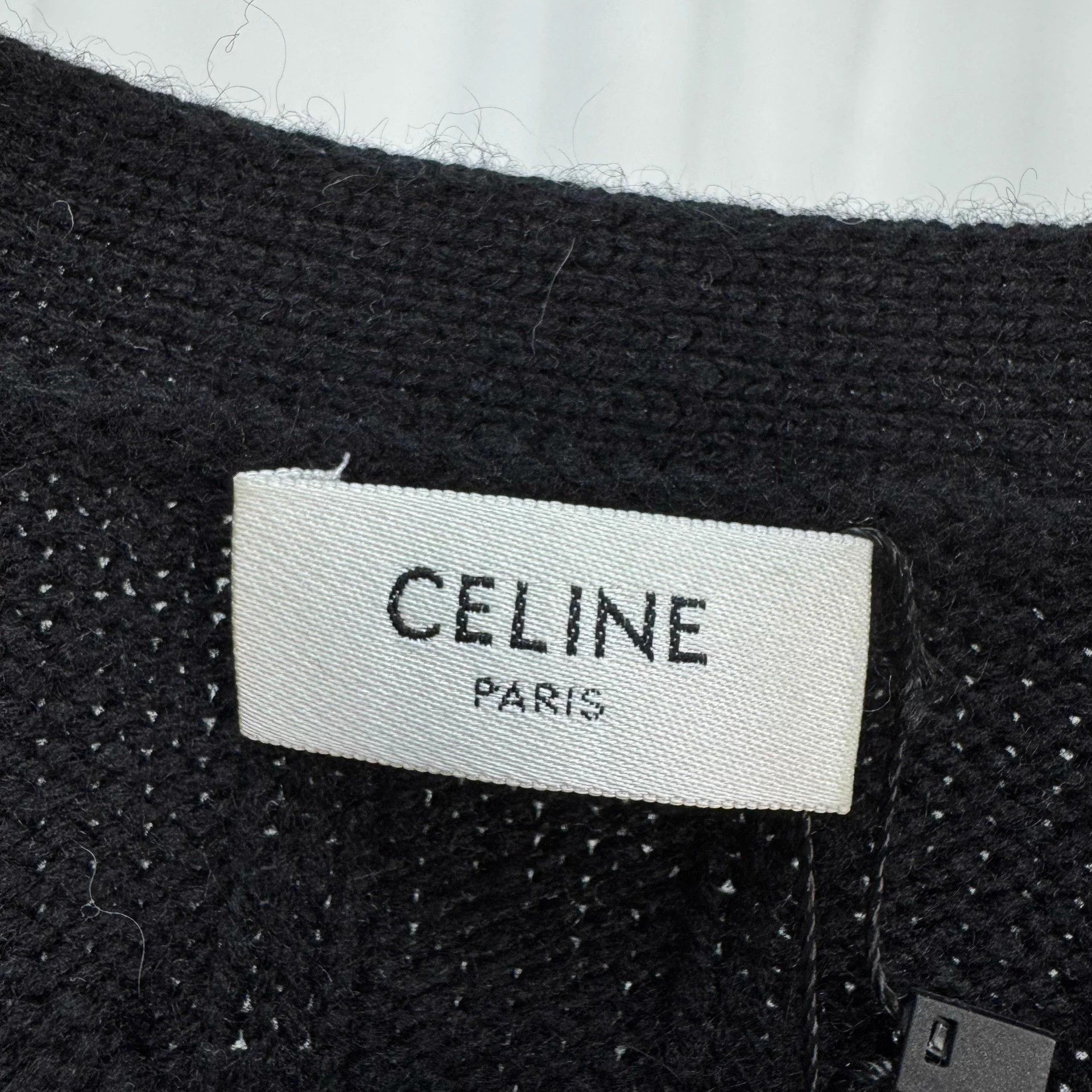 Celine Celine 25ss Arc leather cable cashmere cardigan M 99new Size M / US 6-8 / IT 42-44 - 5 Thumbnail