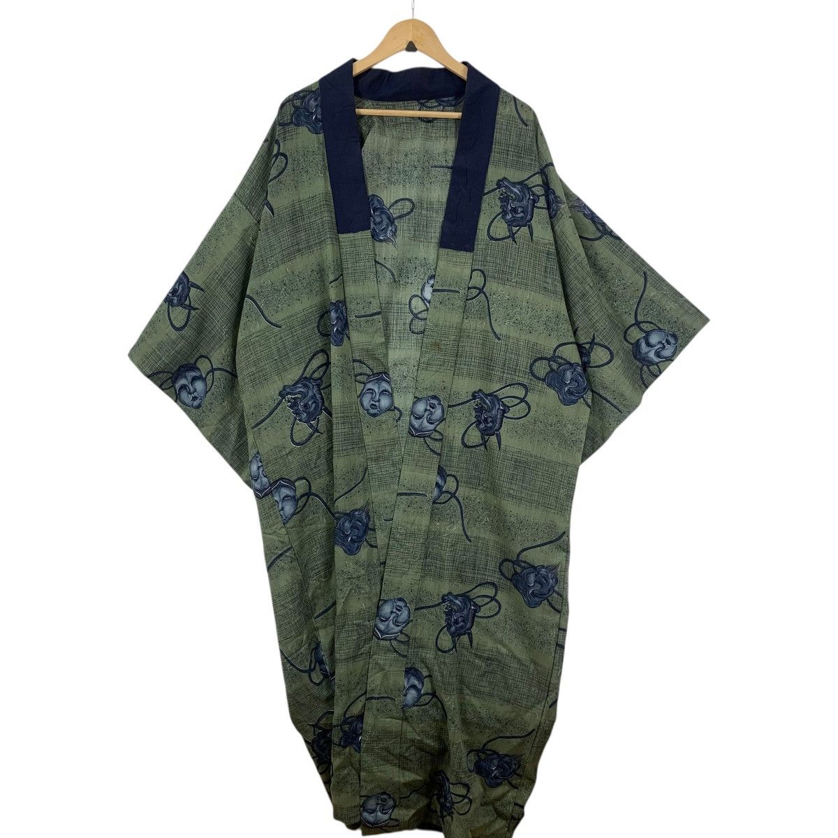 Vintage Vintage 70s KIMONO PHANTOM OPERA JAPAN Traditional Geisha Size XXL / US 16-18 / IT 52-54 - 3 Thumbnail