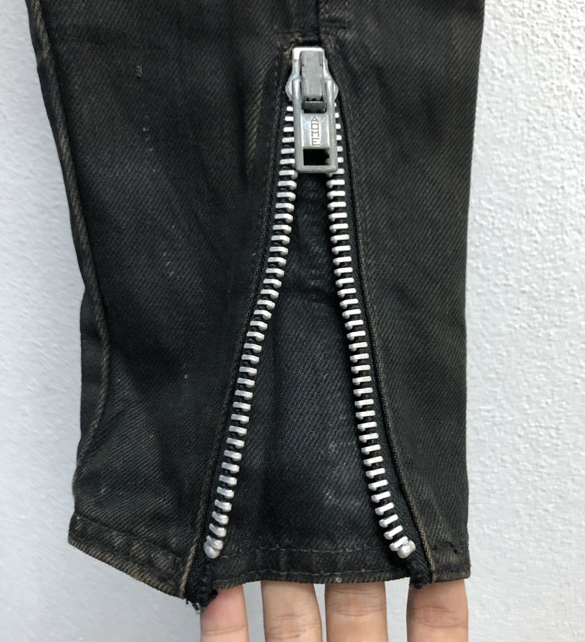 Other Vintage Parasuco Black Denim Moto Jacket - Made in Canada M Size M / US 6-8 / IT 42-44 - 15 Thumbnail