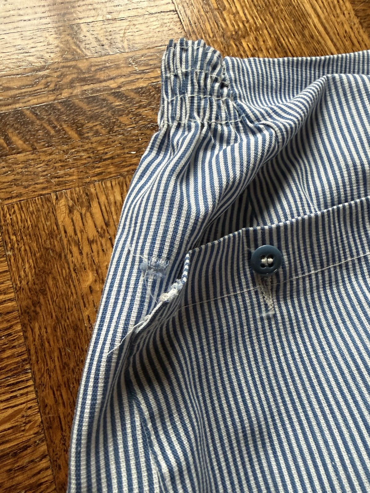 Vintage Vintage 60s Sears Pinstripe Seersucker Trousers Pants Size US 32 / EU 48 - 8 Thumbnail