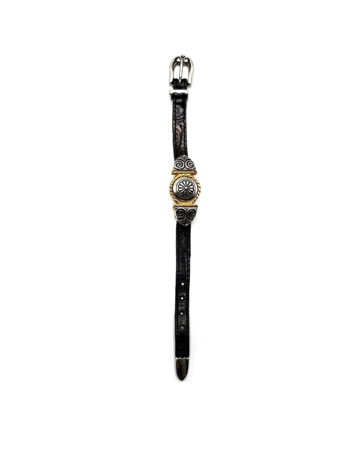 Brighton Brighton Two-Tone Leather Medallion Bracelet Size ONE SIZE - 5 Thumbnail