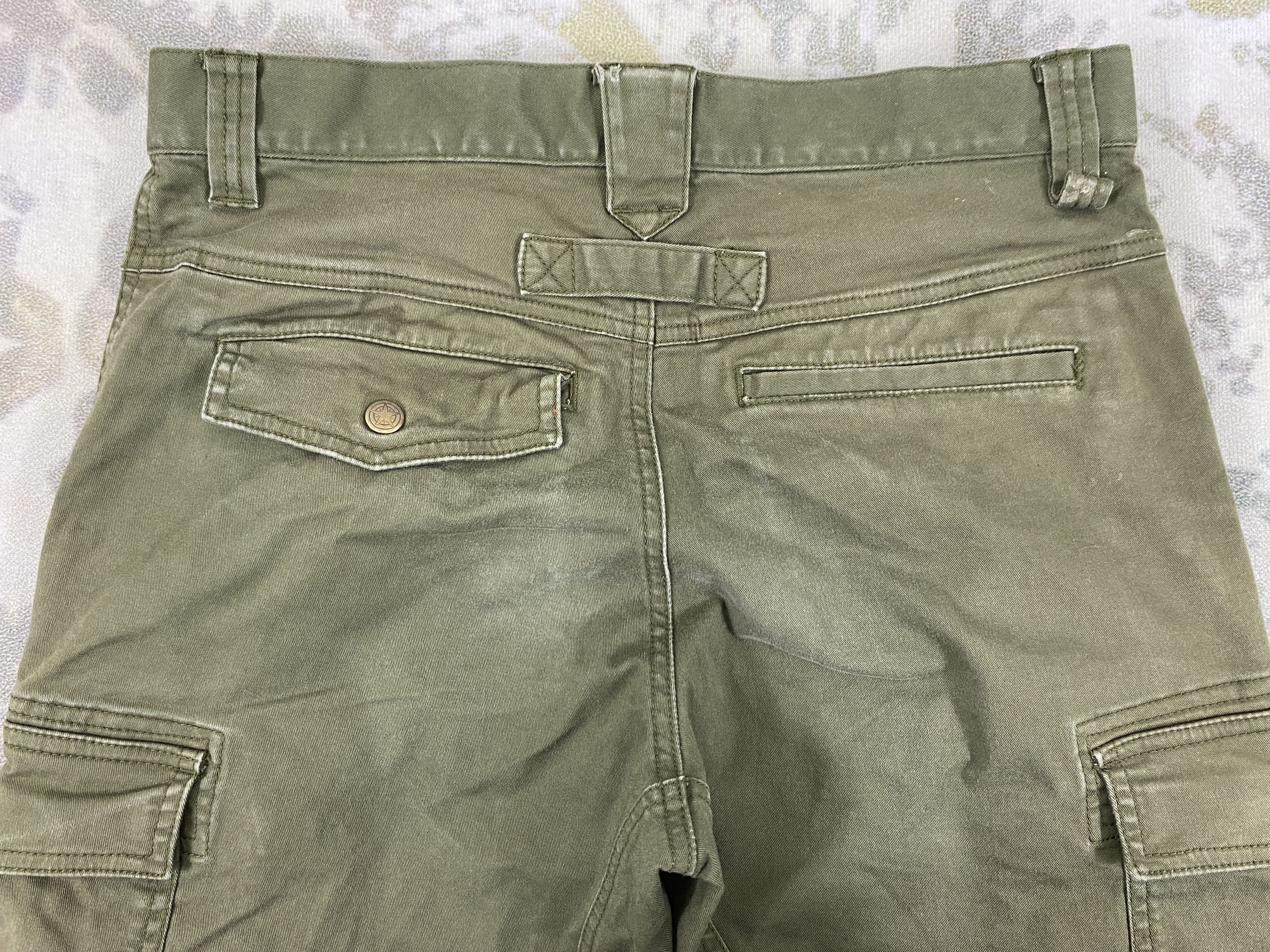 Japanese Brand Rocky Sun Faded Multipocket Cargo Pants -CP313 Size US 32 / EU 48 - 5 Thumbnail