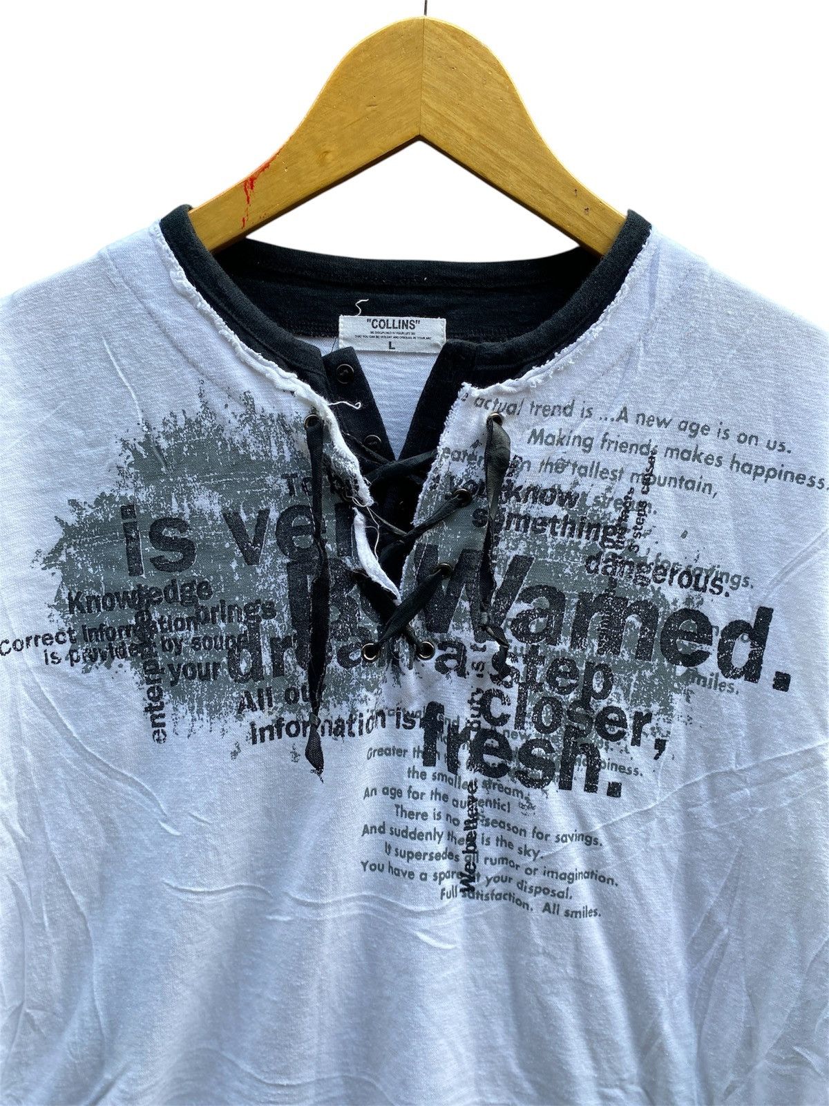 Hysteric Glamour Collin Poem Double Layer punk Vkei ifsixwasnine lgb kmrii Size US L / EU 52-54 / 3 - 3 Thumbnail