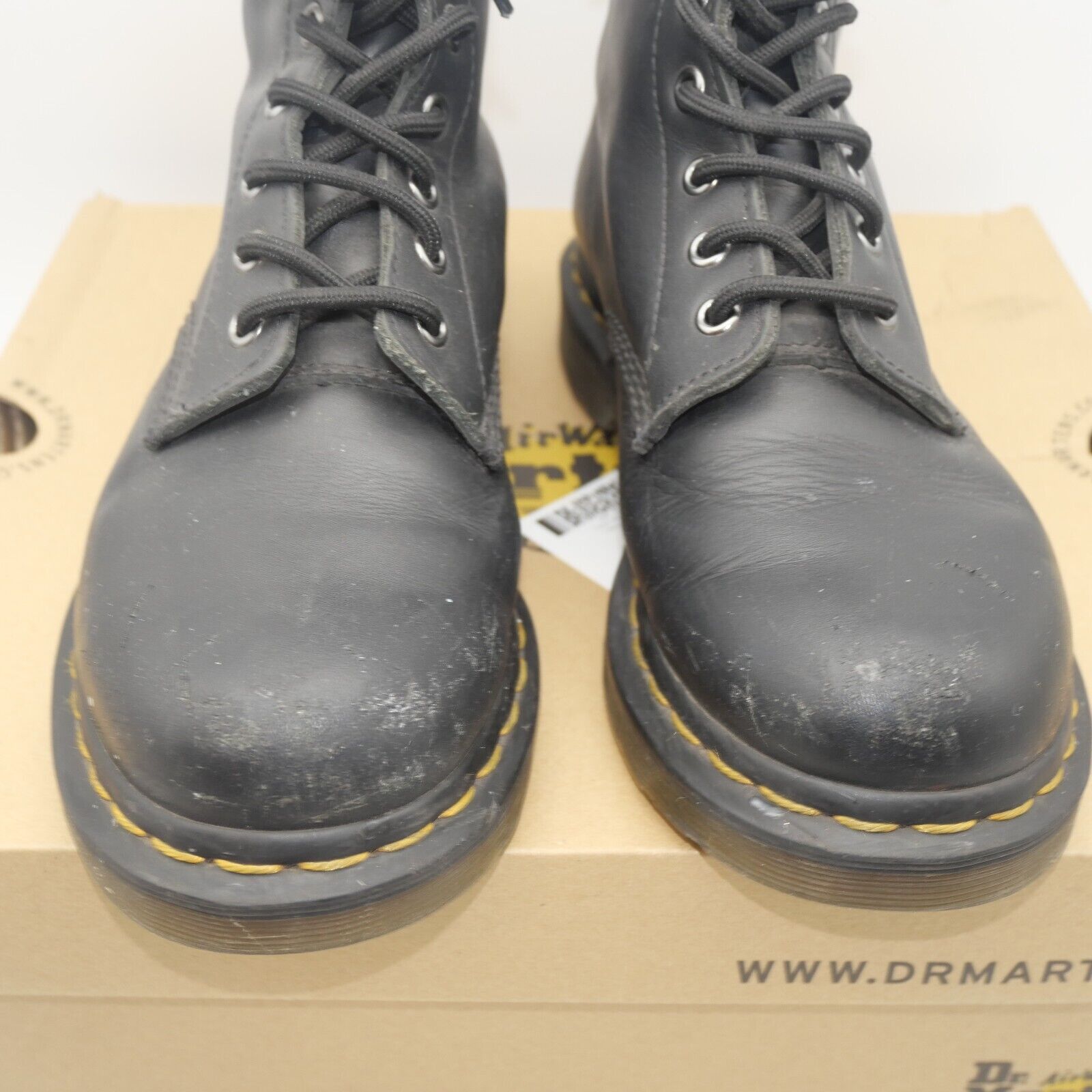 Dr. Martens Dr. Martens Jadon Leather Boots Boot Black Smooth Distressed Size US 7 / IT 37 - 5 Thumbnail