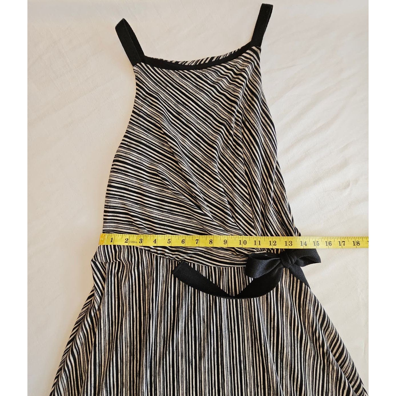 Anthropologie Maeve Anthropologie Hi-Low Salsola Summer Striped Dress S Size S / US 4 / IT 40 - 7 Thumbnail