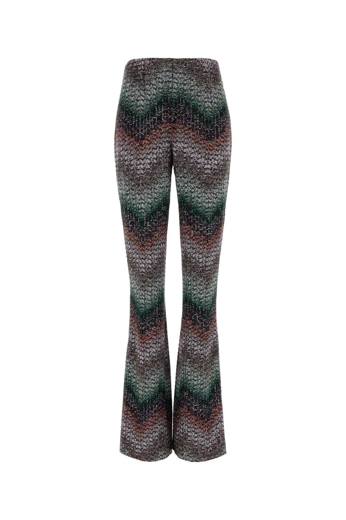 Missoni Embroidered Viscose Blend Flared Pant Size 27" / US 4 / IT 40 - 1 Thumbnail