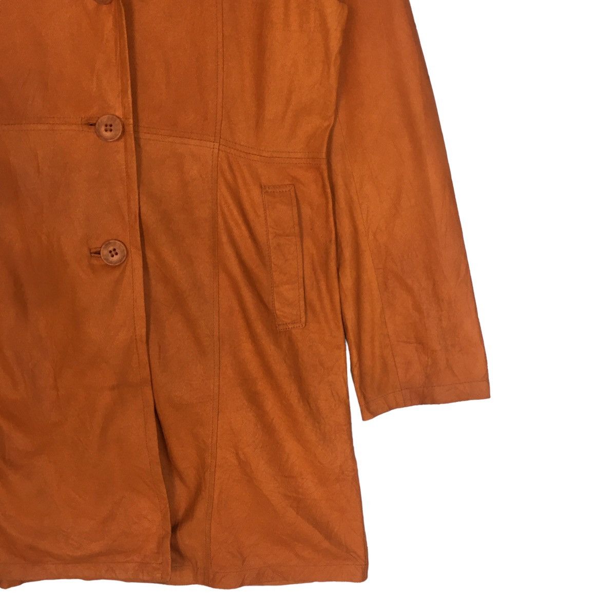 Pierre Balmain Pierre Balmain Paris Leather Coat Jacket Longcoat Size S / US 4 / IT 40 - 5 Thumbnail