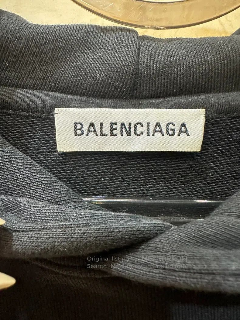 Balenciaga Balenciaga Crown embroidered logo hoodie XS code Size US XS / EU 42 / 0 - 4 Thumbnail