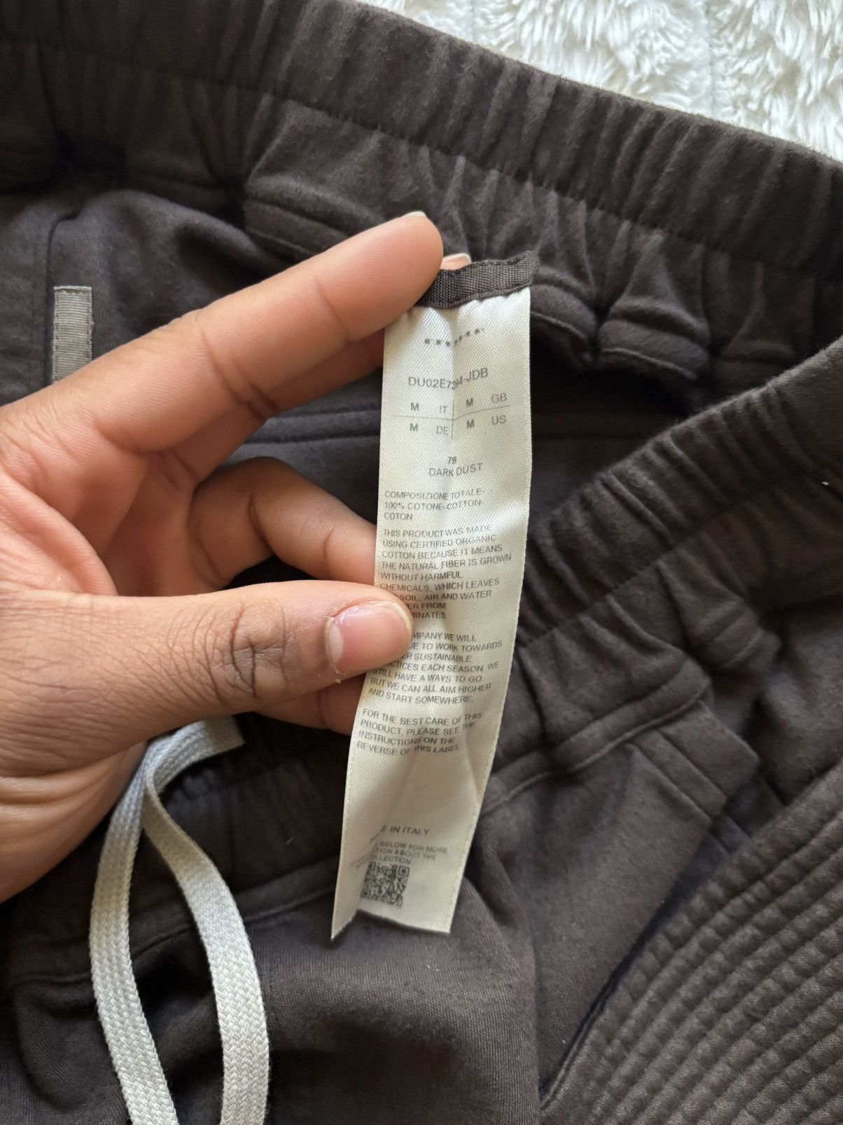 Rick Owens Drkshdw Rick Owens DRKSHDW Creatch Wide Cargo Drawstring Size US 32 / EU 48 - 4 Thumbnail