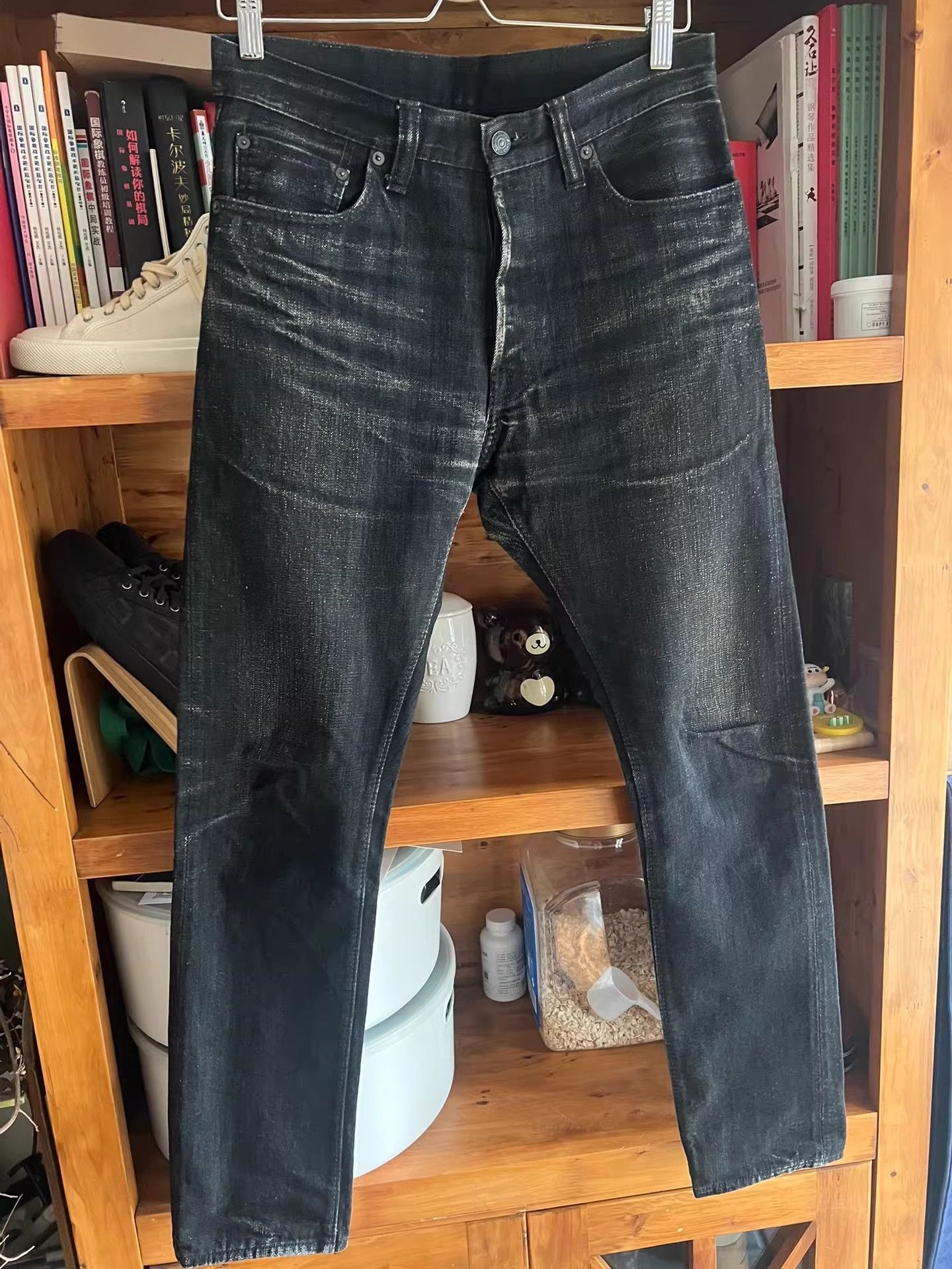 Pure Blue Japan Pure Blue Japan 14oz Black Selvedge Jeans Size US 32 / EU 48 - 2 Thumbnail