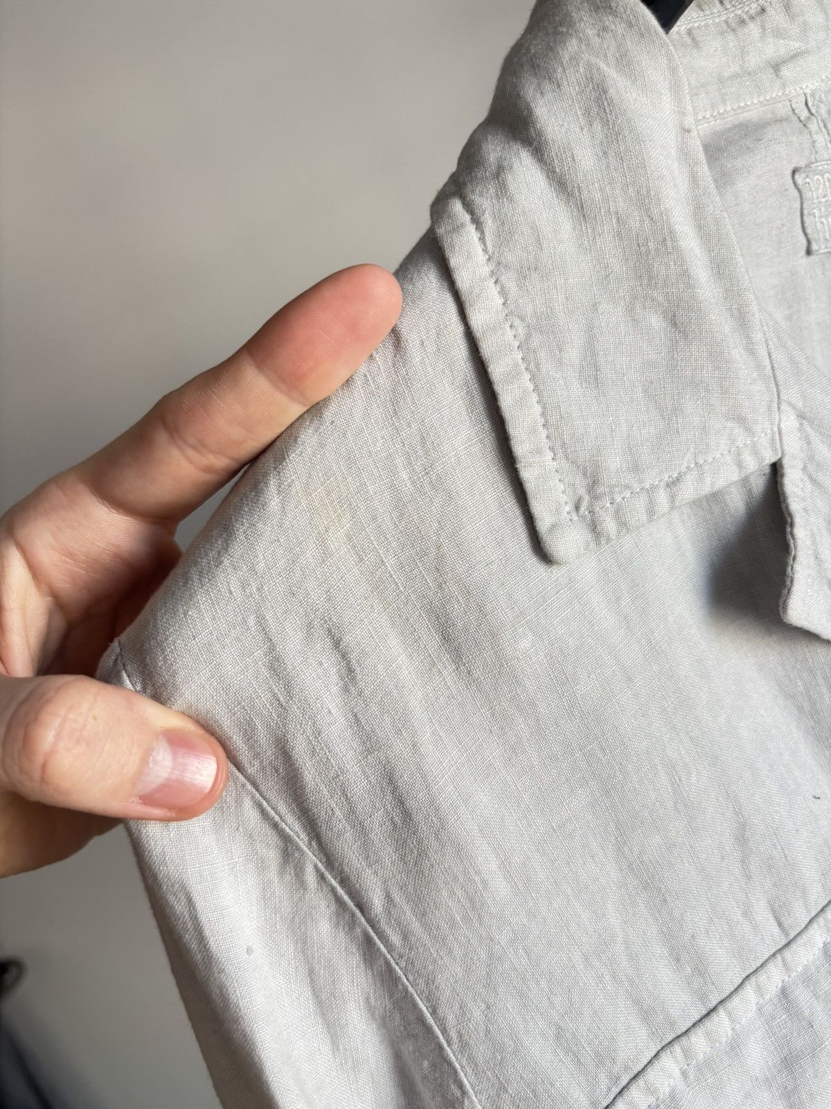 120% Lino 120% Lino Womens Grey Blazer 100% Linen New With Tags Size M / US 6-8 / IT 42-44 - 5 Thumbnail