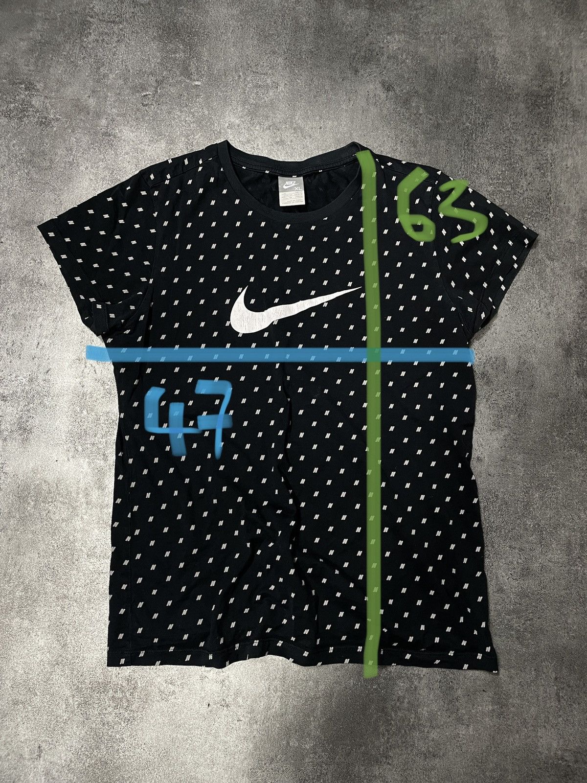 Nike Nike Vintage Y2K Tee Swoosh Logo Monogram Hype Size XS / US 0-2 / IT 36-38 - 9 Thumbnail