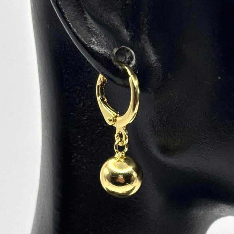 Other Small Gold Ball Dangle Drop Earrings Size ONE SIZE - 1 Thumbnail