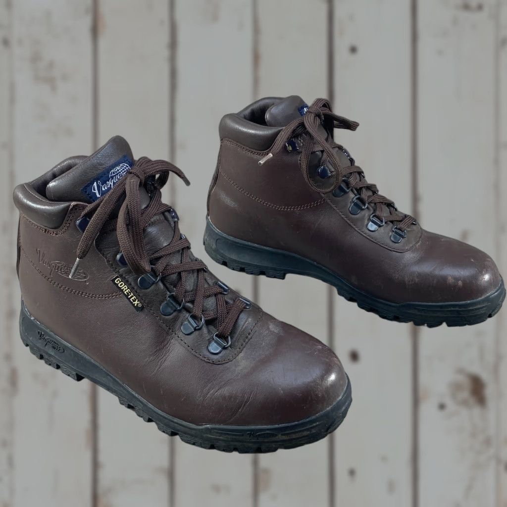 Vasque Vasque Sundowner Brown Leather Hiking Boots Mens Size 8.5 M Gore-Tex Backpacking Size US 8 / EU 41 - 1 Thumbnail